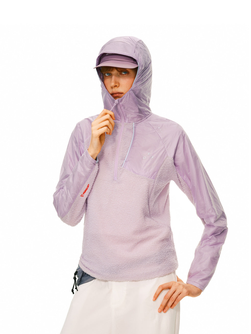 FPA Hooded Primaloft® Fleece Patchwork Sweatshirt – Spring/Fall Outdoor Breathable Couple Jacket