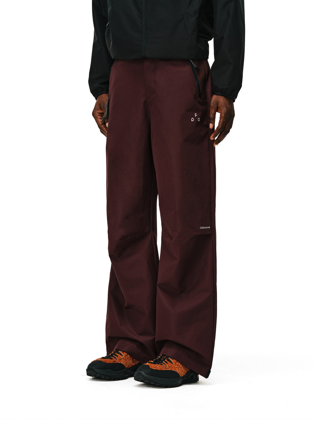 FPA Outdoor Paratrooper Pants – Hiking Straight-Leg Unisex Zip Windproof Waterproof Casual Black Long Pants for Men