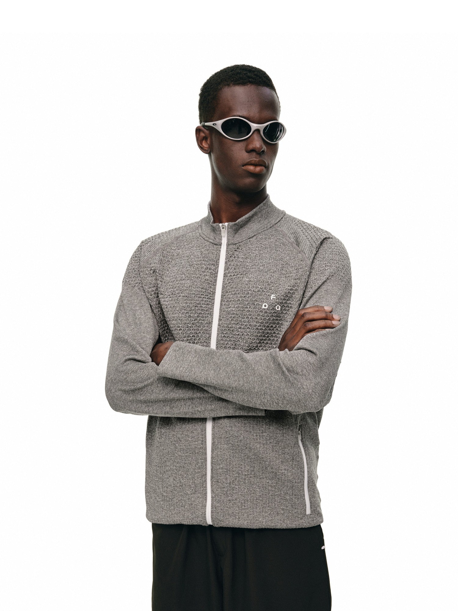FPA Knit Yarn Fleece Jacket 2026 Fall New Style Casual Outdoor Sports Zip-Up Stand Collar Jacket