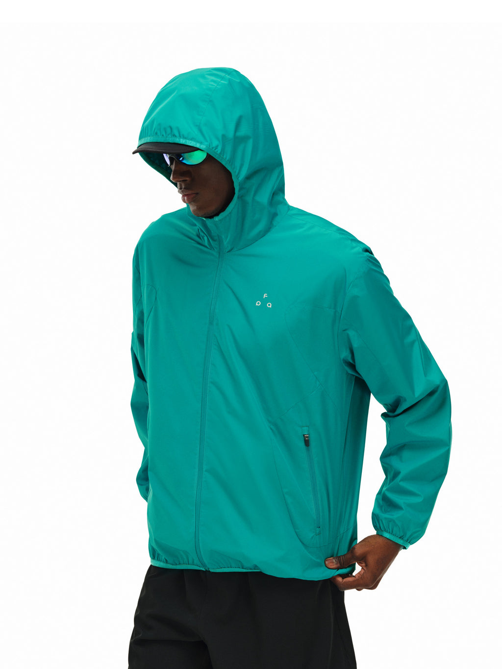 FPA Split Panel Track Jacket – Lightweight Hooded Outdoor Jacket for Spring and Autumn, Loose Unisex Design