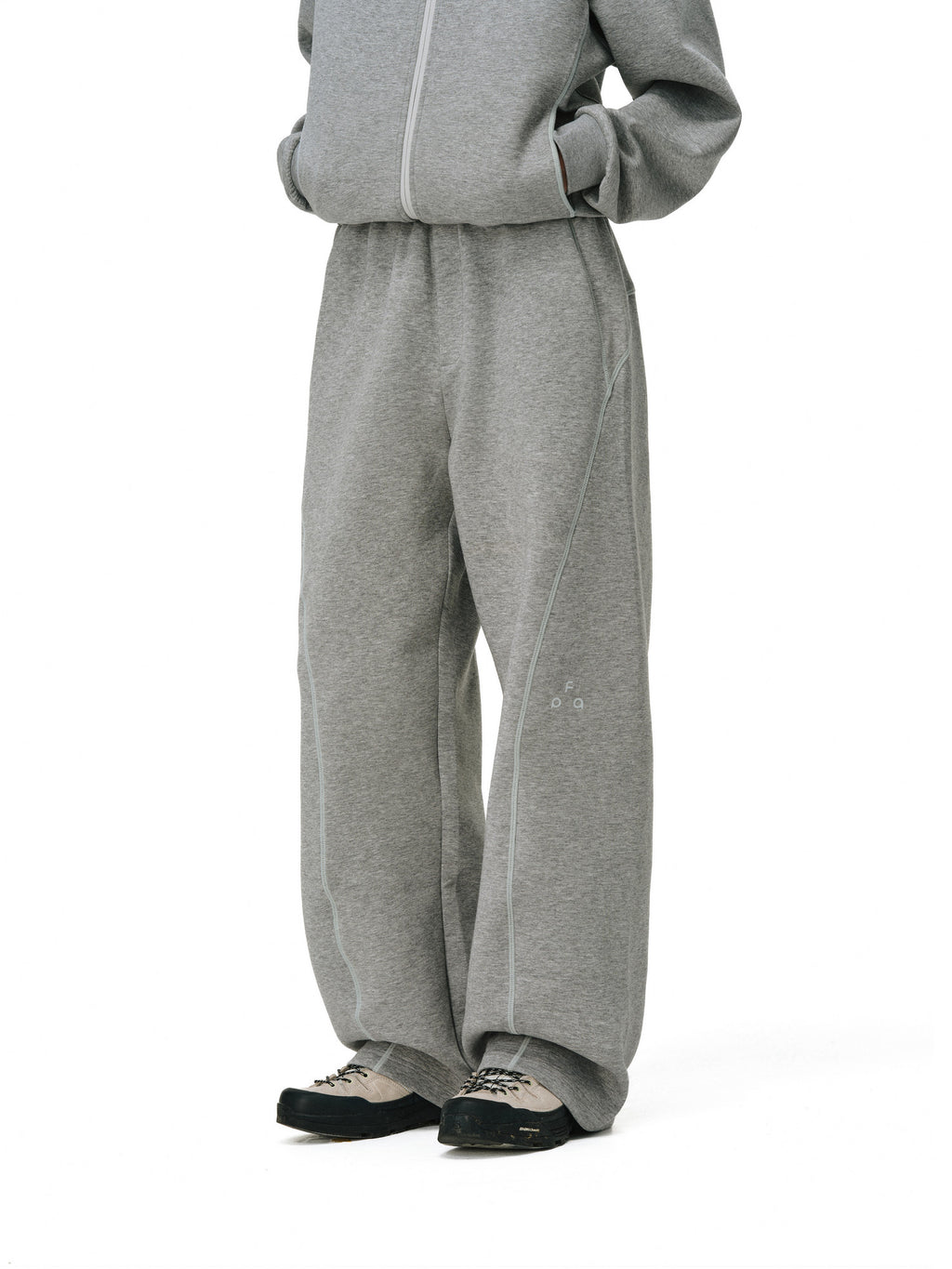 FPA Warm Skin-Friendly Drape Air Layer Sweatpants Spring/Autumn Loose Straight-Leg Unisex Casual Long Pants