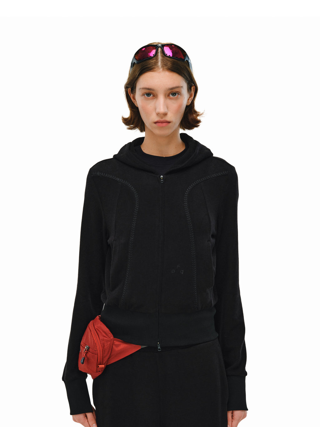 FPA Soft Hooded Cardigan Sweatshirt with Cinched Waist – Chinese Street Style Spring Casual Slim-Fit Jacket for Women