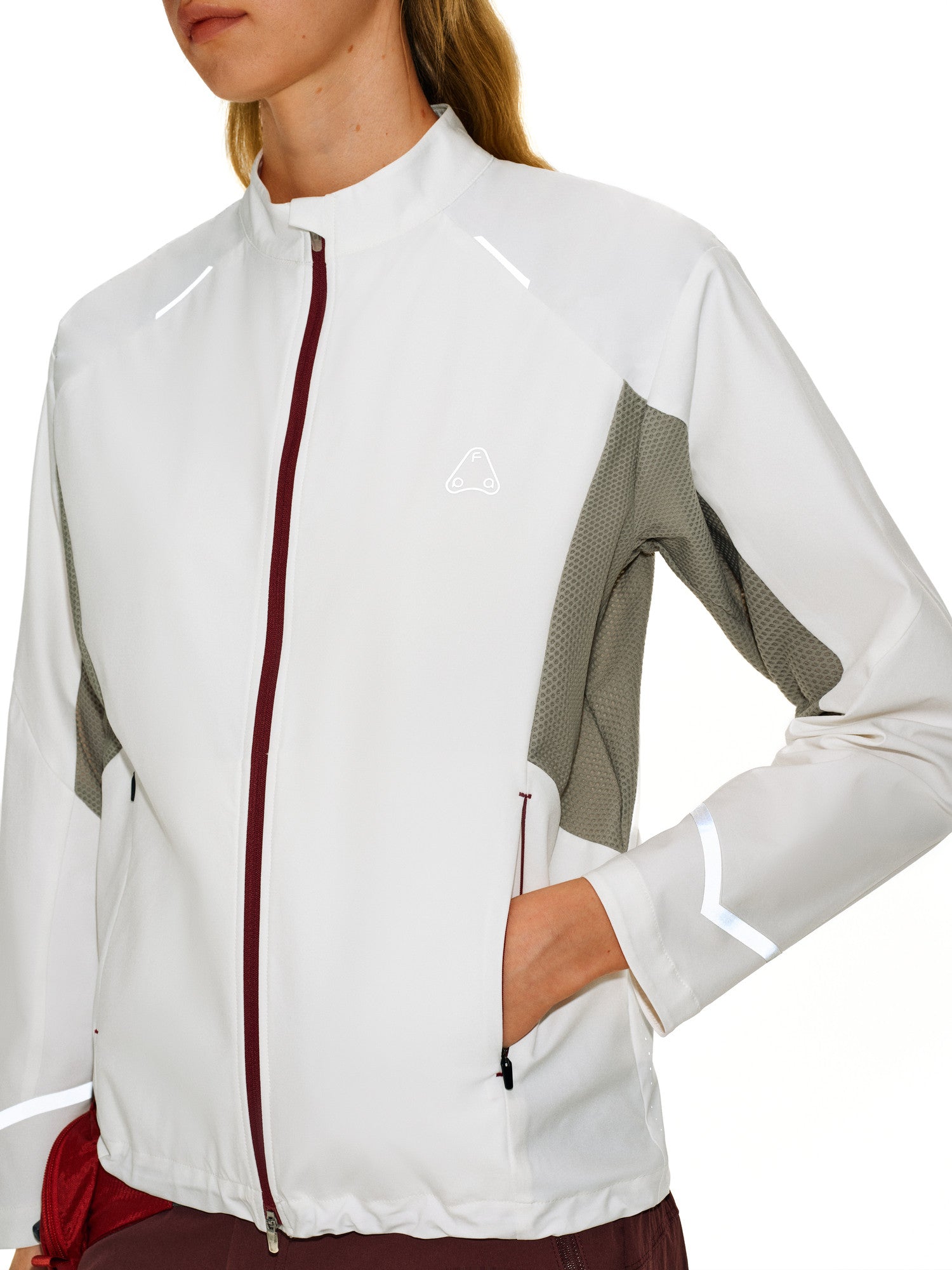 FPA Color-Block Sports Jacket – Outdoor Water-Resistant Lightweight Stand-Collar Jacket for Men, Hiking & Trail