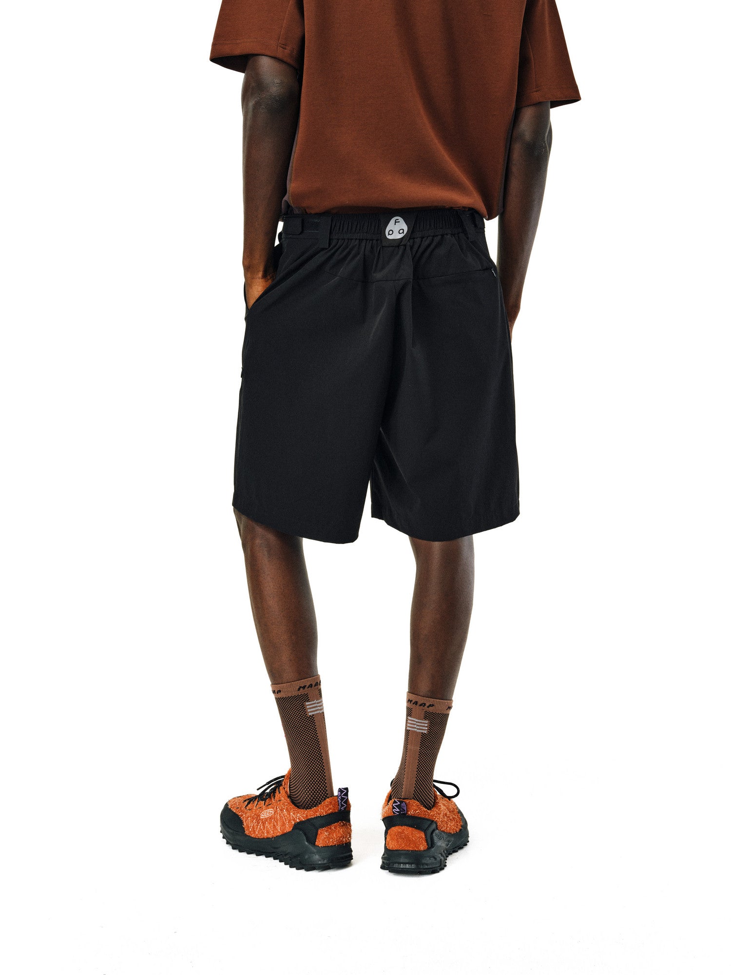 FPA Quick-Dry Lightweight Breathable Zip Five-Point Shorts for Outdoor Sports, Loose Fit Summer Fitness Streetwear Shorts