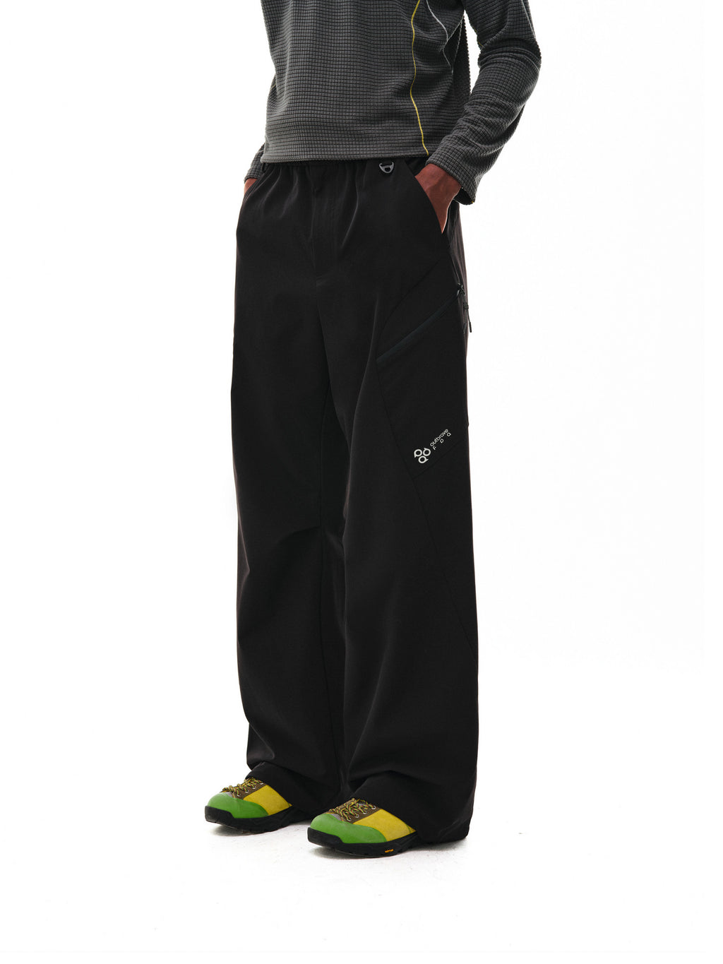 FPA Outdoor Water-Repellent Zipper Pocket Structured Trousers – Chinese Streetwear Trend Sports Hiking Loose-Fit Pants for Men