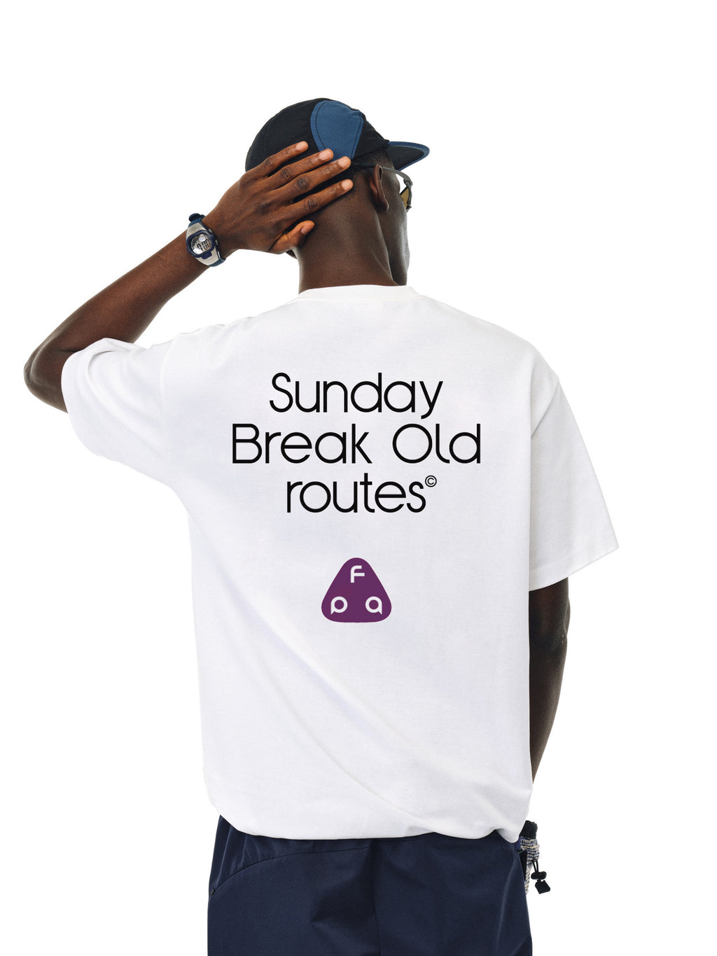 FPA Cool-Touch Color-Block Short Sleeve T-Shirt – Summer Streetwear Unisex Relaxed Fit Tee
