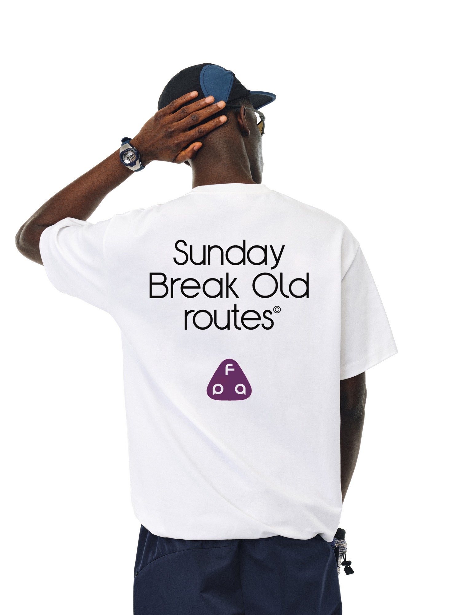 FPA Cool-Touch Color-Block Short Sleeve T-Shirt – Summer Streetwear Unisex Relaxed Fit Tee