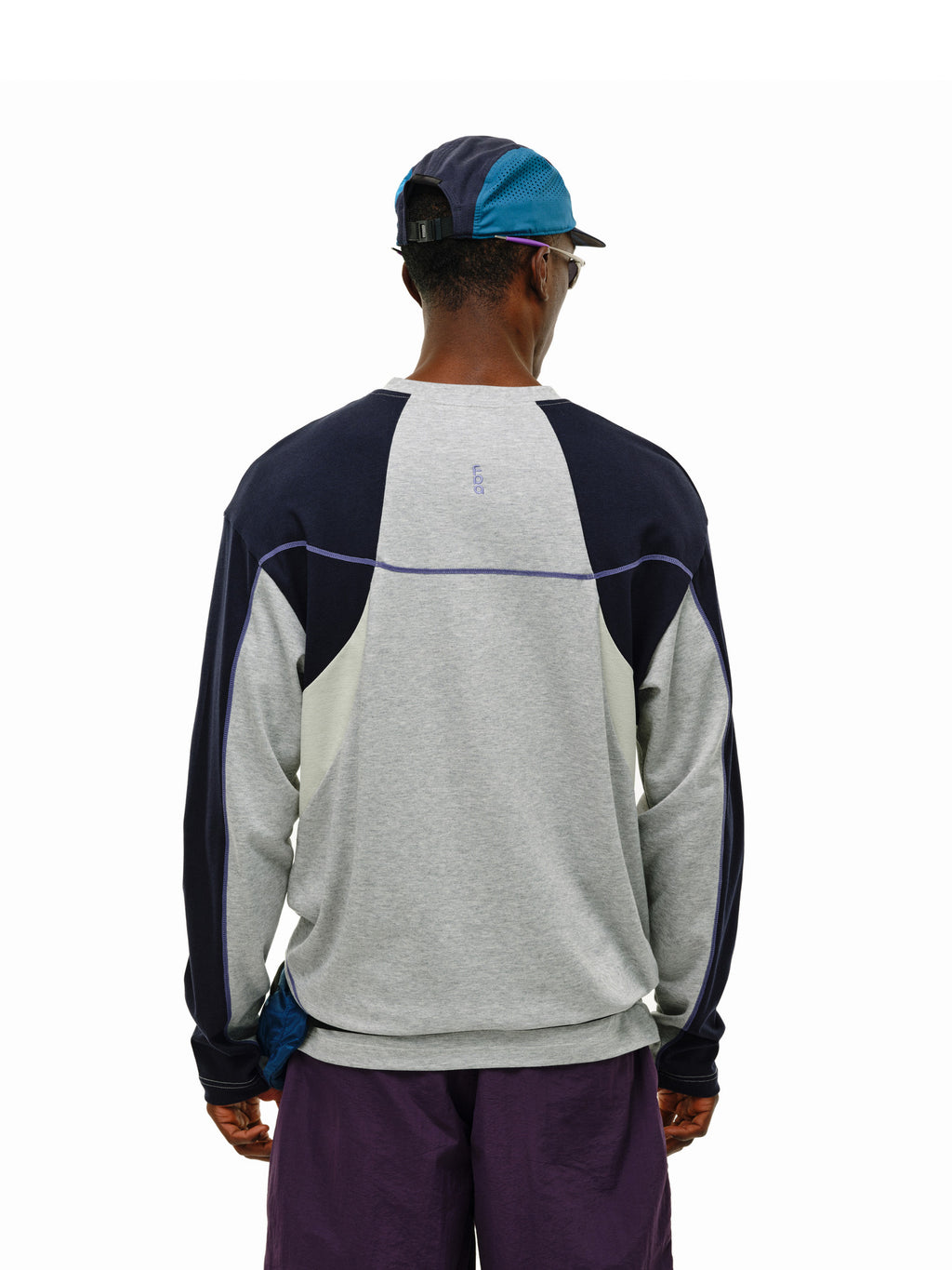 FPA Quick-Dry Cooling Modal Sports T-Shirt 2026 New Spring Color-Block Contrast Round Neck Long Sleeve for Men and Women