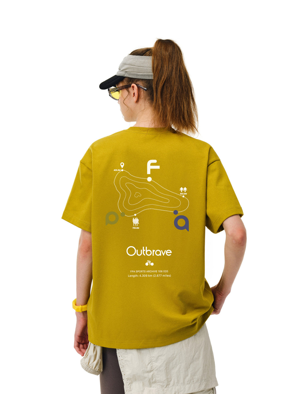 FPA Quick-Dry Cool-Touch 7A Antibacterial Sports Short Sleeve T-Shirt, Chinese Street Style Trendy Summer Loose Heavyweight Couple Half Sleeve Tee