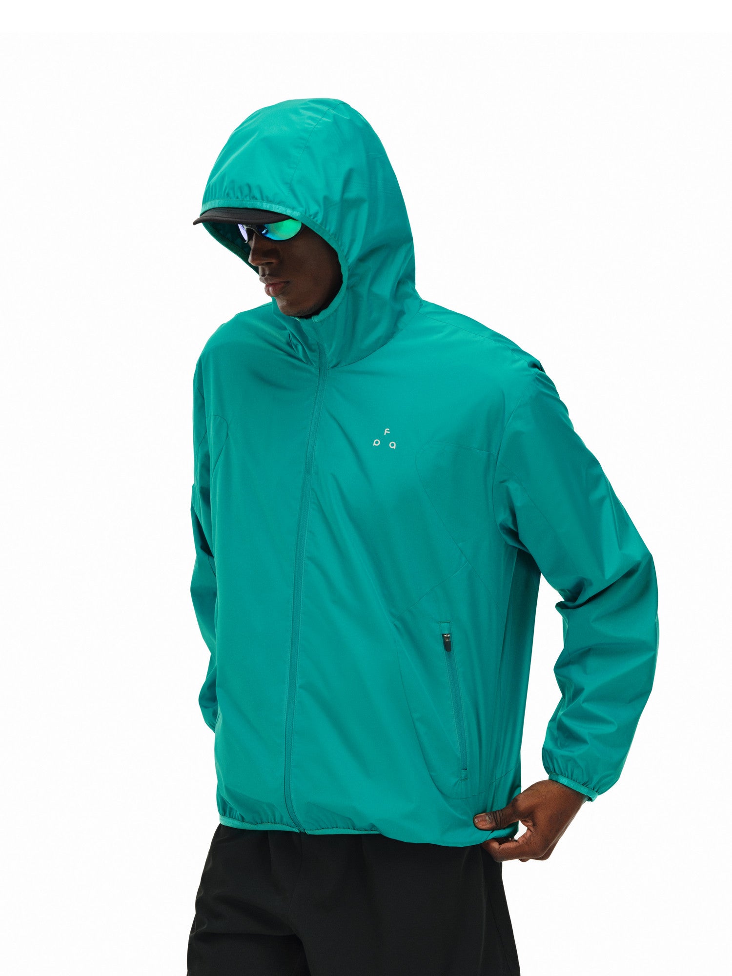 FPA Split Panel Track Jacket – Lightweight Hooded Outdoor Jacket for Spring and Autumn, Loose Unisex Design