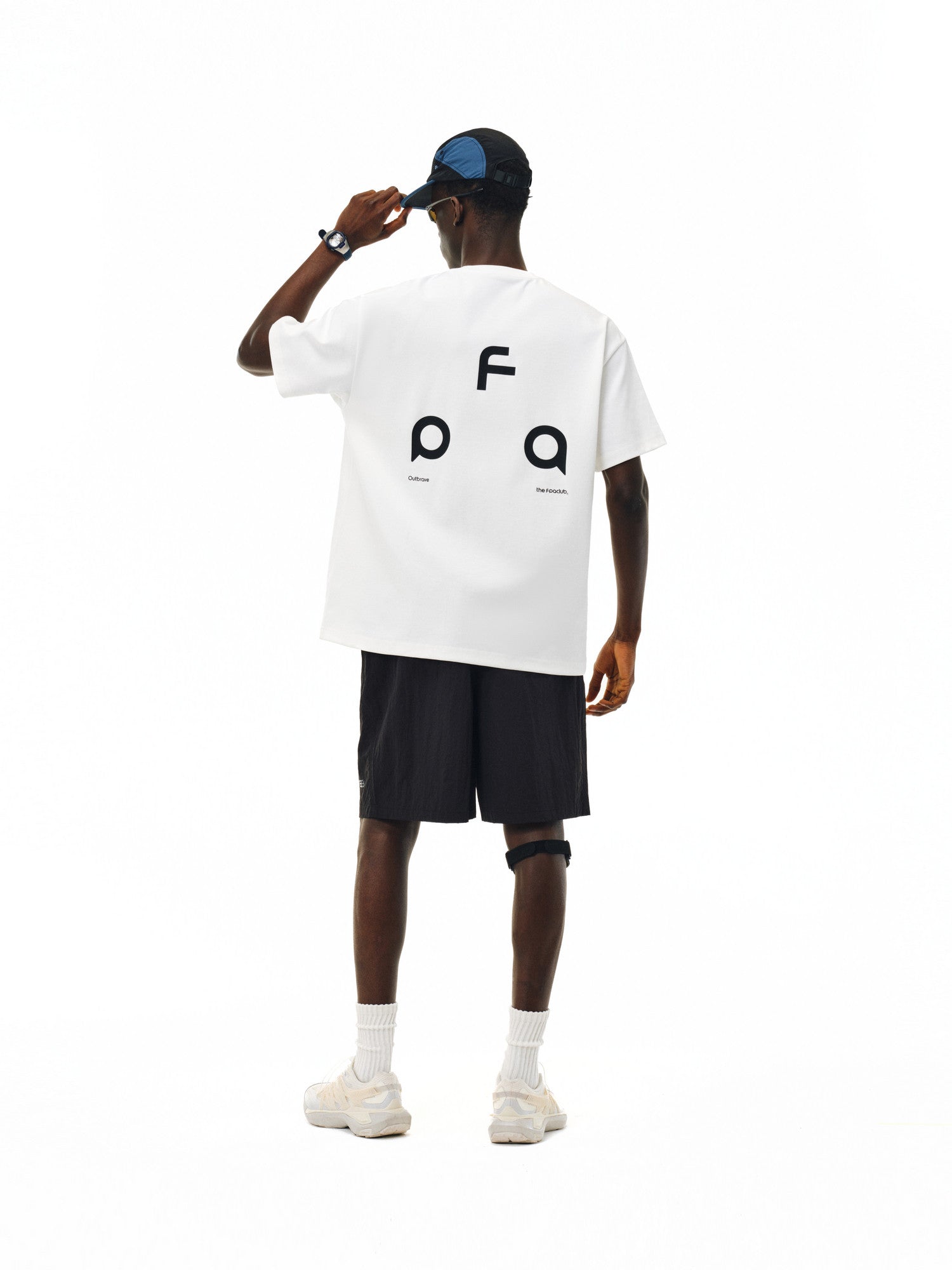 FPA Quick-Dry Cooling Ice-Feel Antibacterial Sports Short Sleeve T-Shirt, Chinese Streetwear Round Neck Loose Fit Basic Logo Summer Tee