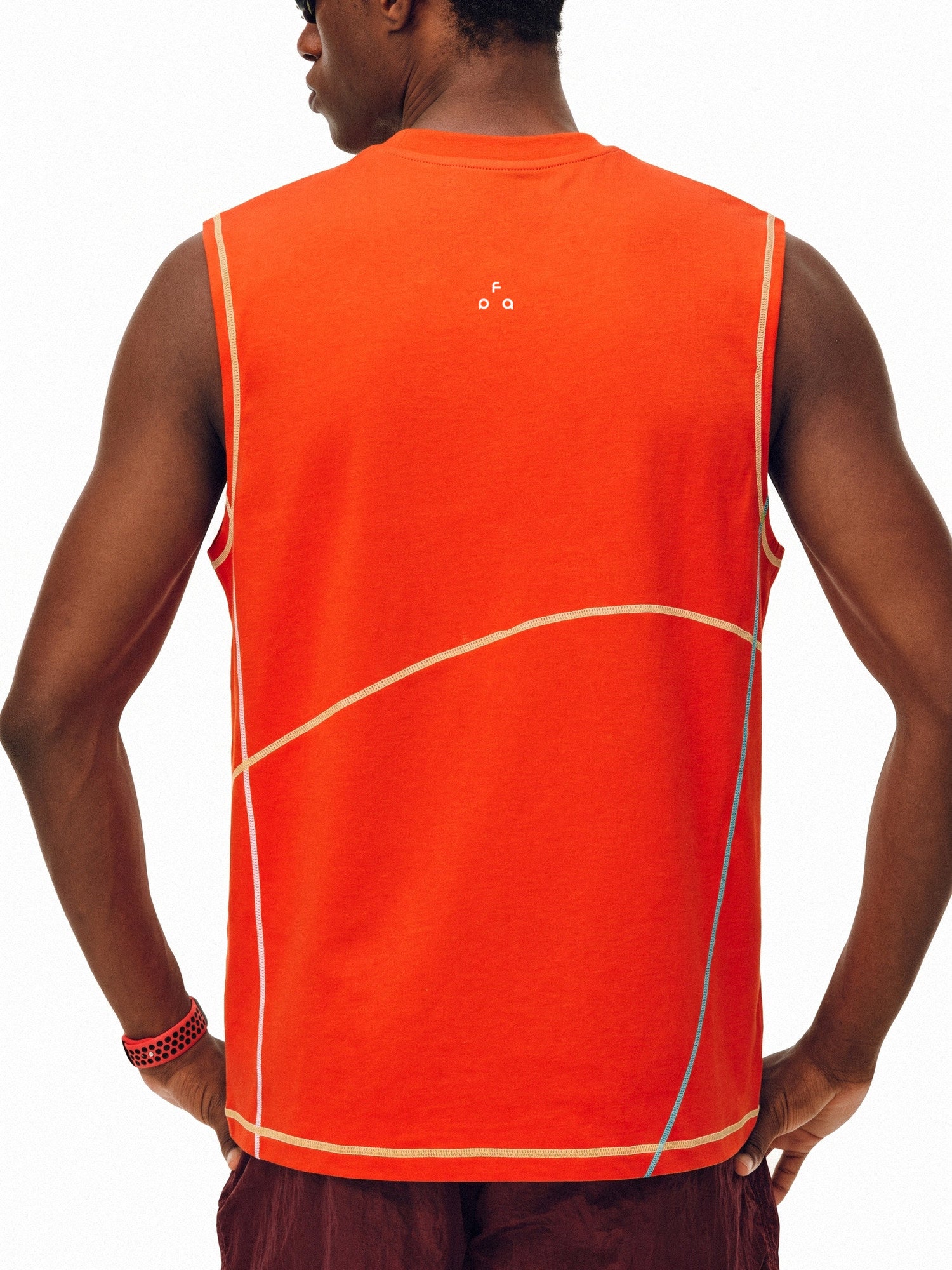 FPA Coolmax Color-Block Stitch Casual Vest 2026 New Summer Fitness Outdoor Hiking Sleeveless T-Shirt