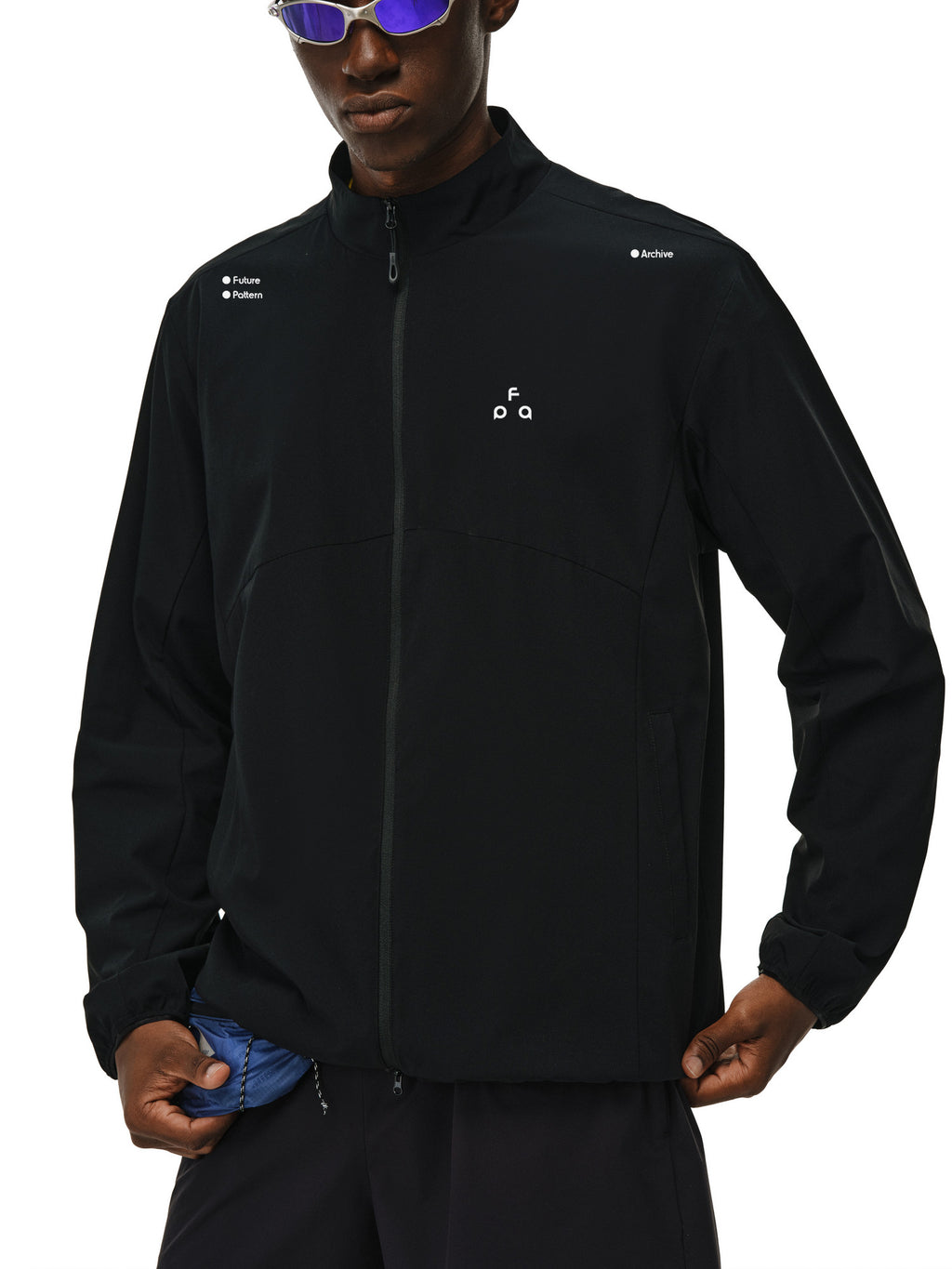 FPA Sports Running Jacket Basic Logo Outdoor Casual Zip-Up Stand Collar Lightweight Couple Spring Autumn Jacket for Men