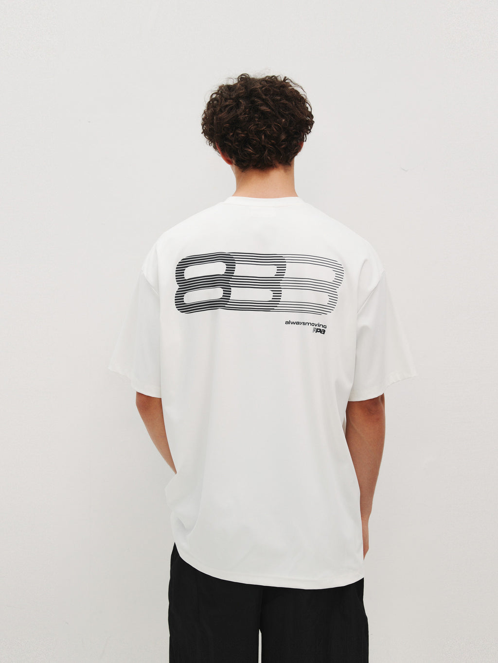 FPA Quick-Dry Moisture-Wicking Gradient Track Short Sleeve T-Shirt for Men - Chinese Streetwear Trendy Summer Cool Touch Tee