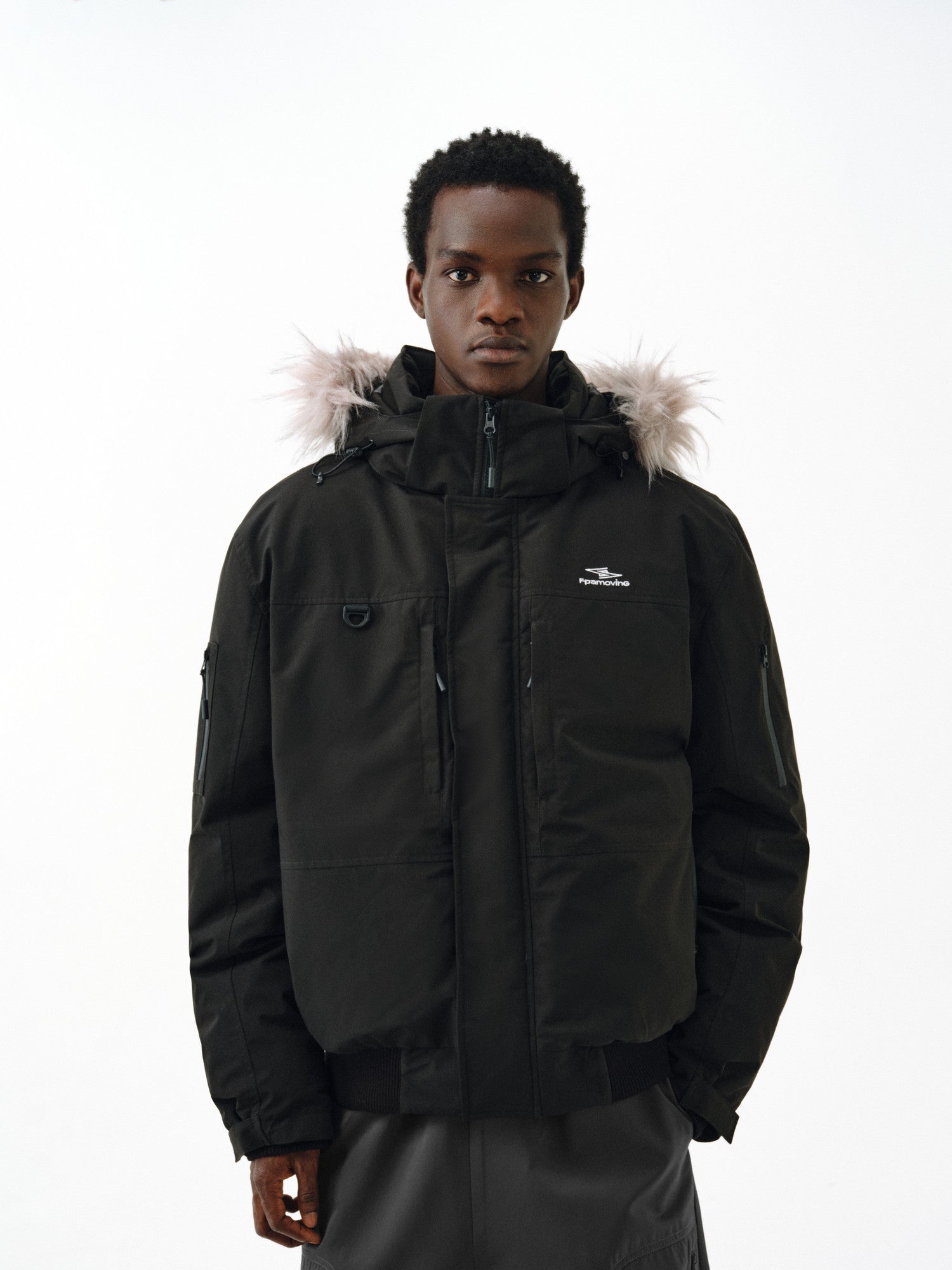 FPA Teflon Triple-Protection Extreme Cold Parka Down Jacket – Chinese Streetwear Trend, Loose Fit, Unisex, Fur Collar