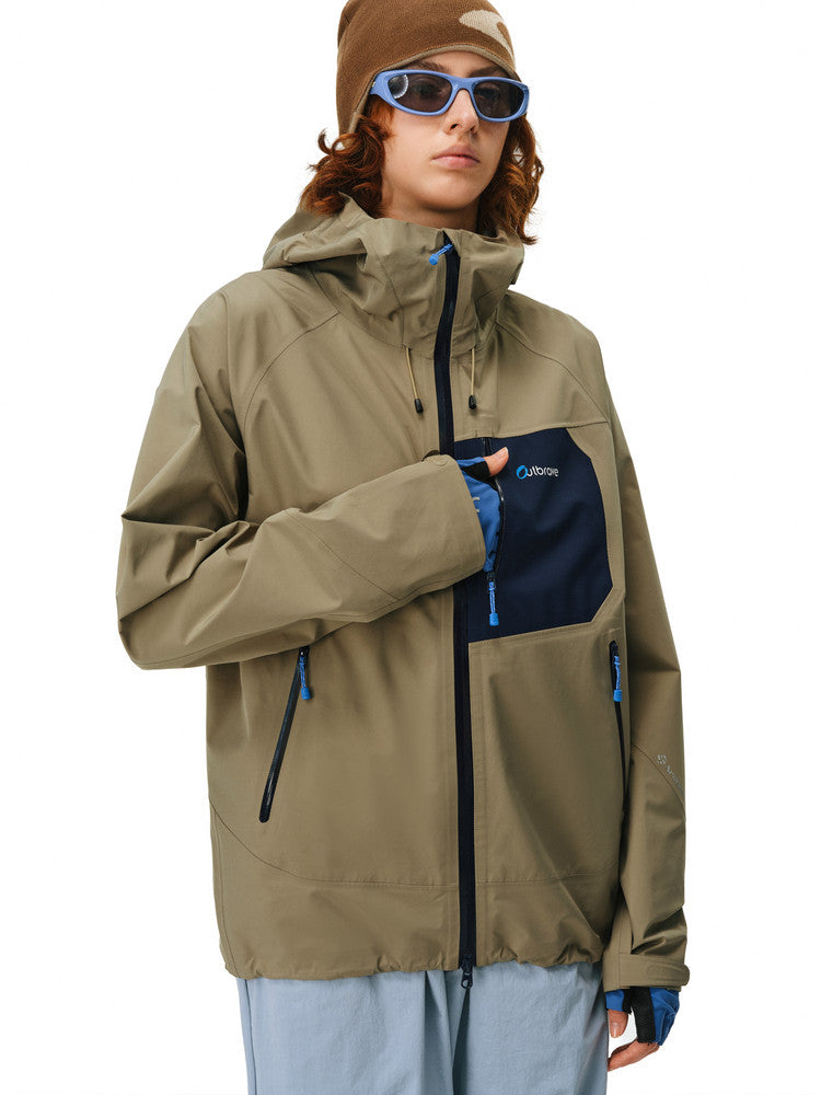 FPA Rain Shield Sealed-Seam Color-Block Hardshell Jacket – Chinese Streetwear Outdoor Sports Coat