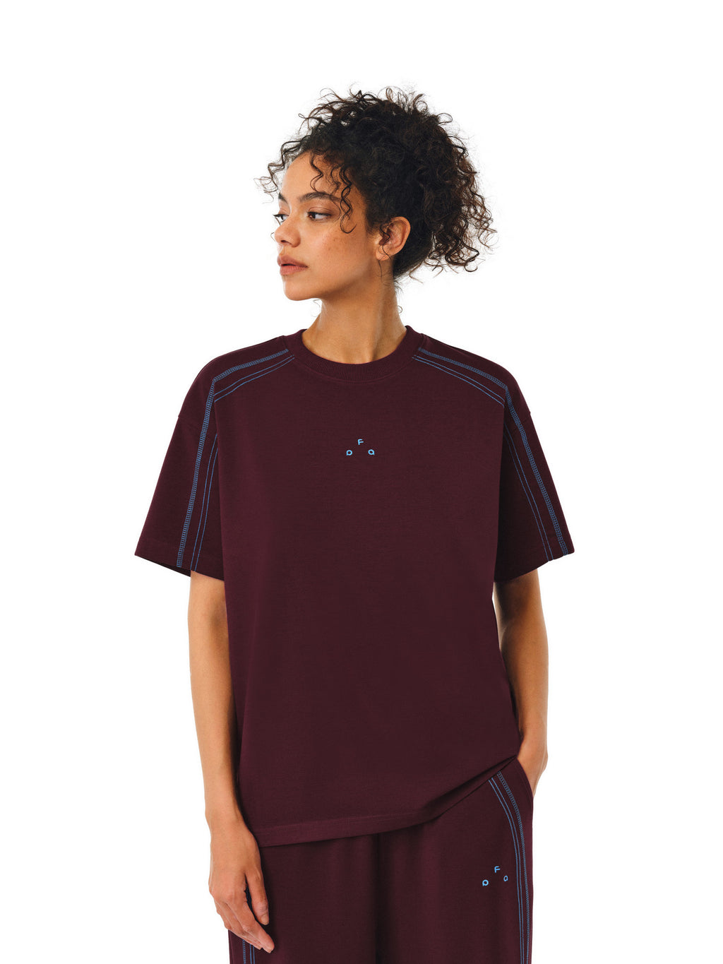FPA Color-Block Hassel Line Air Layer T-Shirt 2026 New Summer Half-Sleeve Casual Round Neck Short Sleeve Men