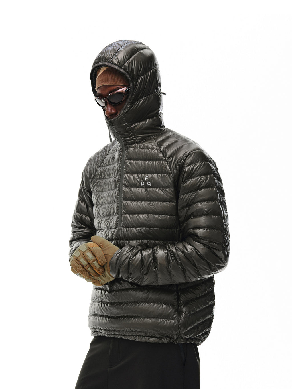 FPA Half-Zip Lightweight Outdoor Triangle Logo Down Jacket 2026 New Style Premium Warm Lightweight Down for Men