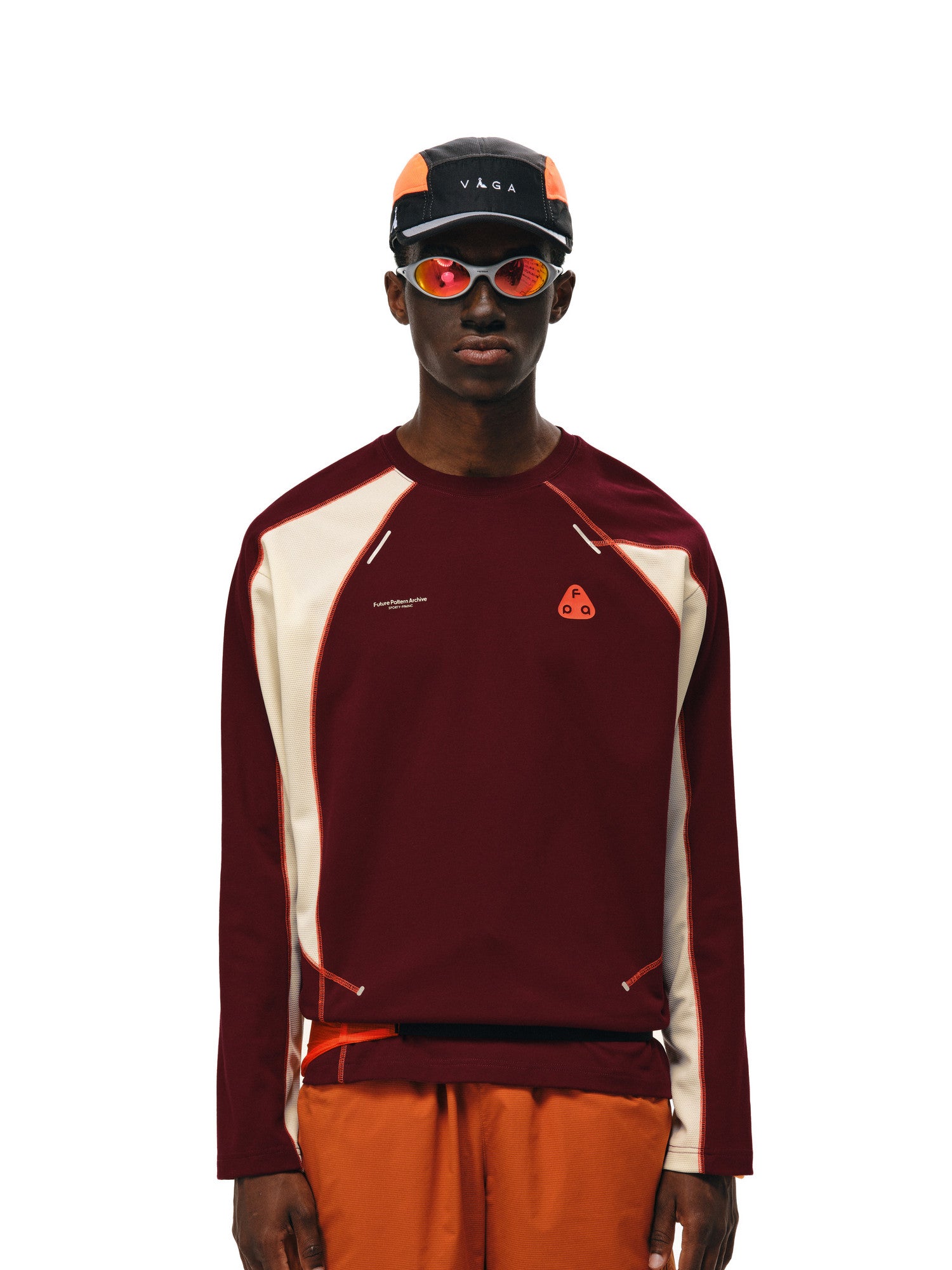 FPA Quick-Dry 7A Antibacterial Anti-Mite Long-Sleeve Color-Block Outdoor Sports Autumn Crew Neck Casual Couple T-Shirt