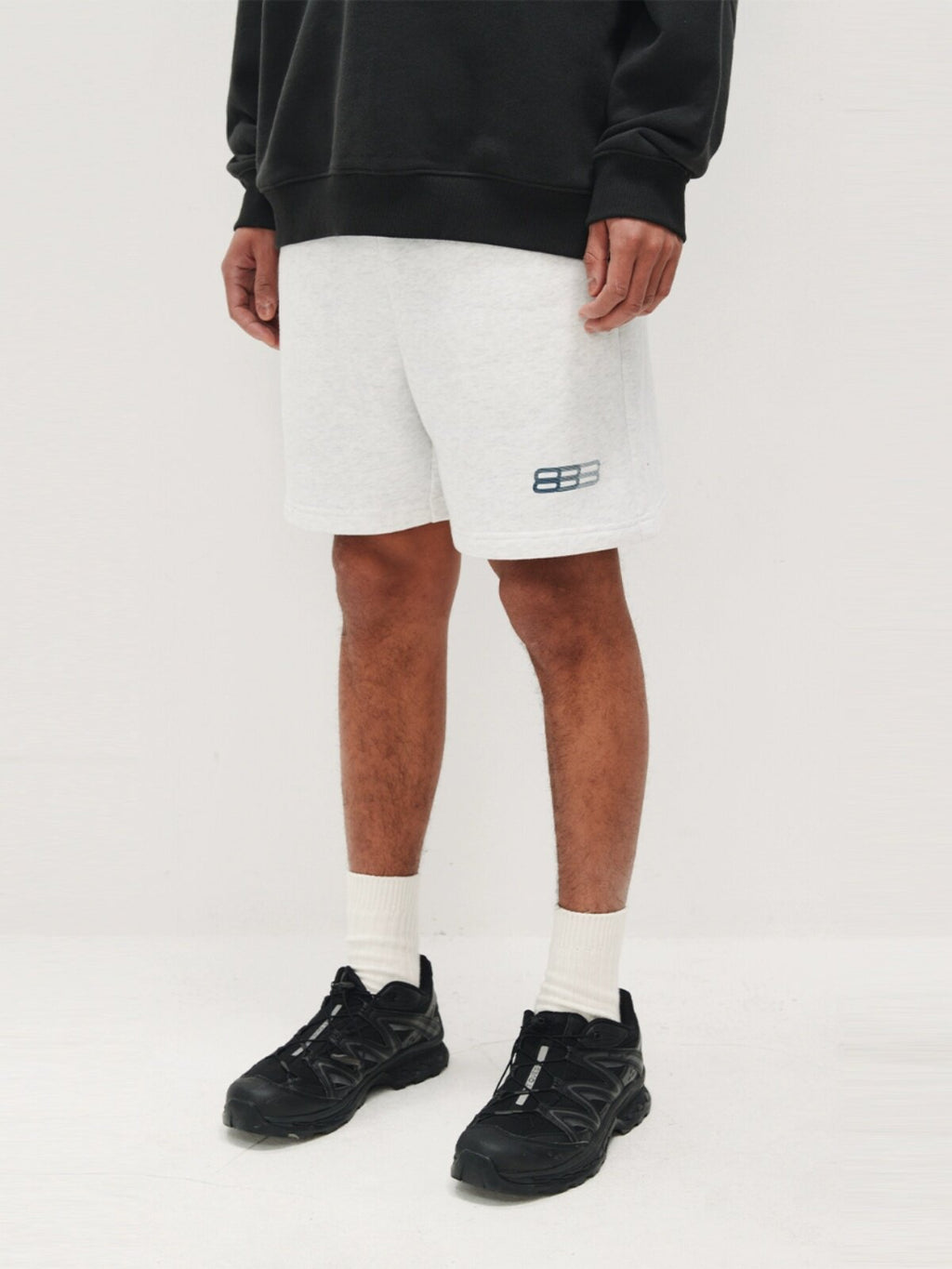 FPA Gradient Track Graphic Knit Shorts Summer Casual Versatile Chinese Street Style Straight-Leg Mid-Length Shorts