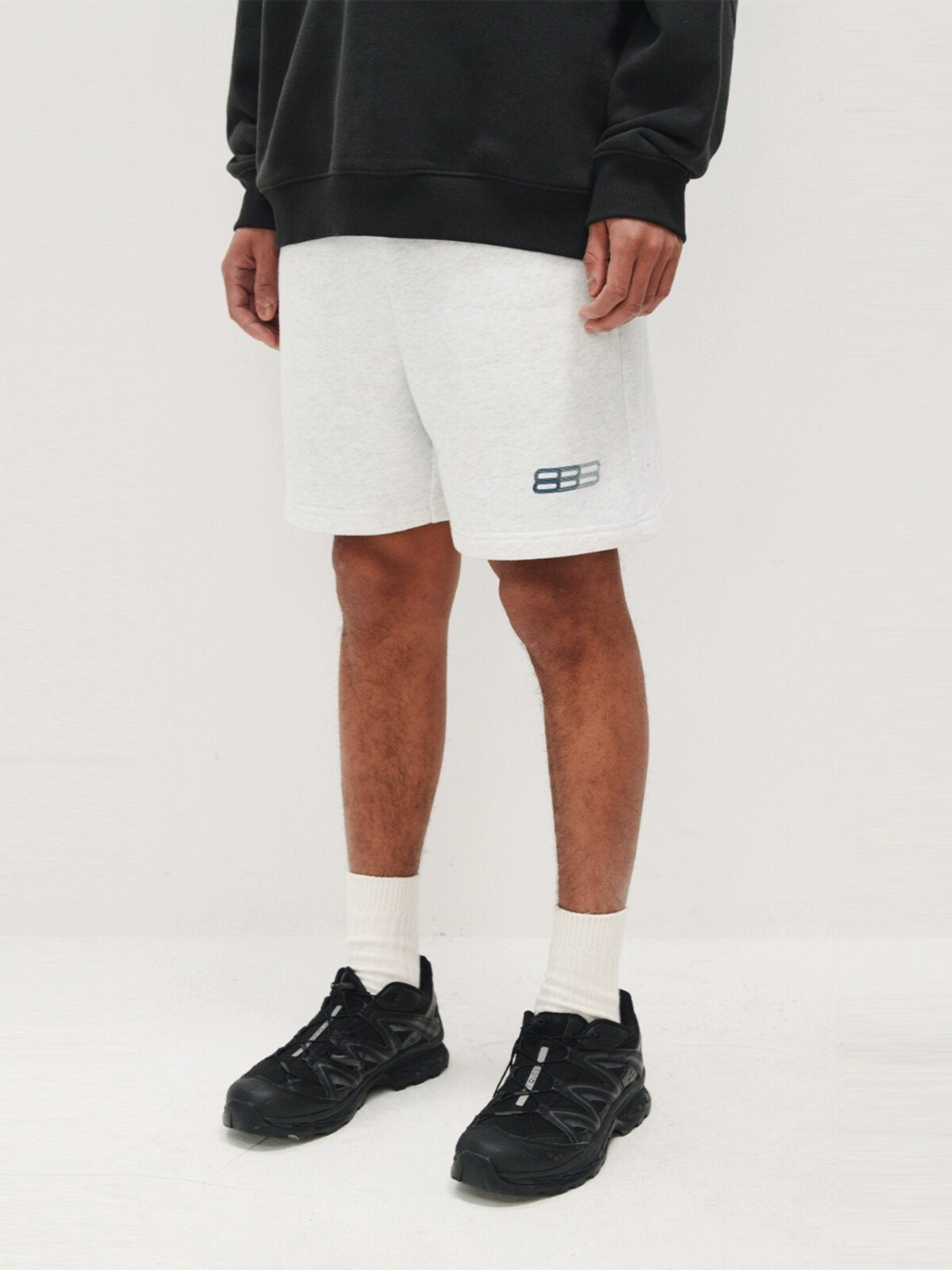 FPA Gradient Track Graphic Knit Shorts Summer Casual Versatile Chinese Street Style Straight-Leg Mid-Length Shorts