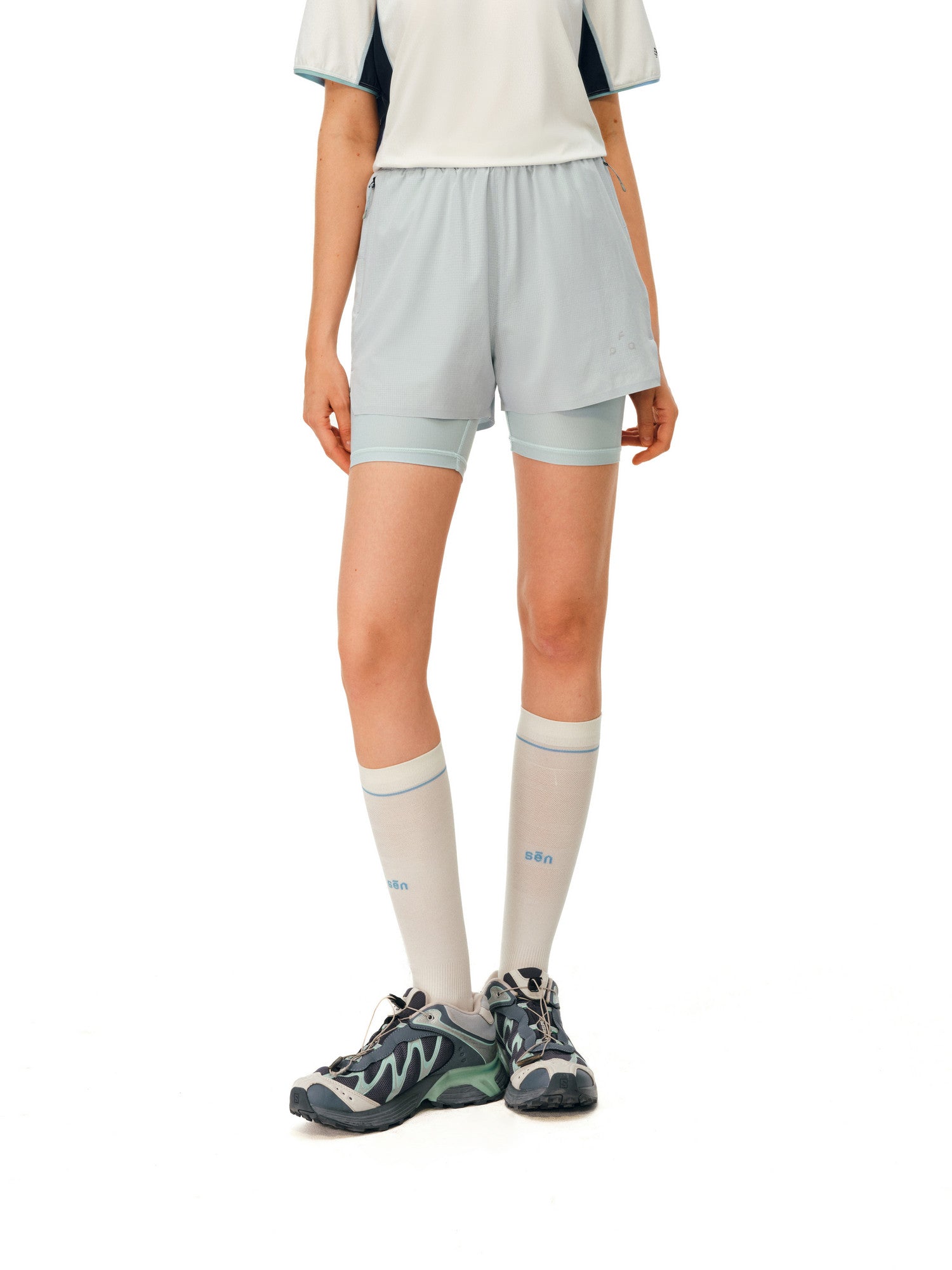 FPA Sports Train Daily Training Running Two-Layer Wind Tunnel Cooling Shorts Summer Outdoor 3-Inch Shorts