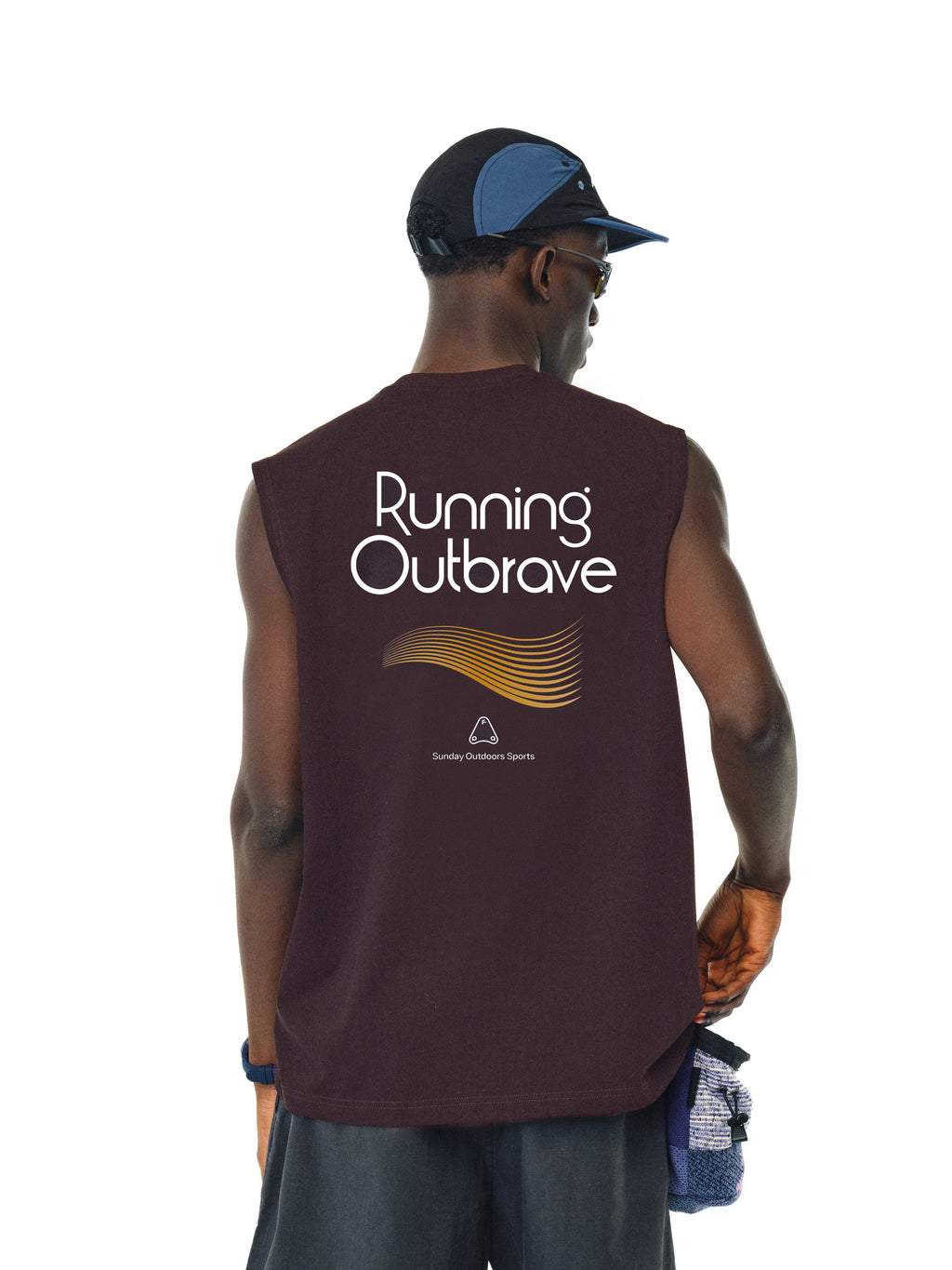 FPA Sorona Quick-Dry Antimicrobial UPF50+ Sports Tank Top, National Trend Style, Crew Neck, Summer Sleeveless T-Shirt for Couples