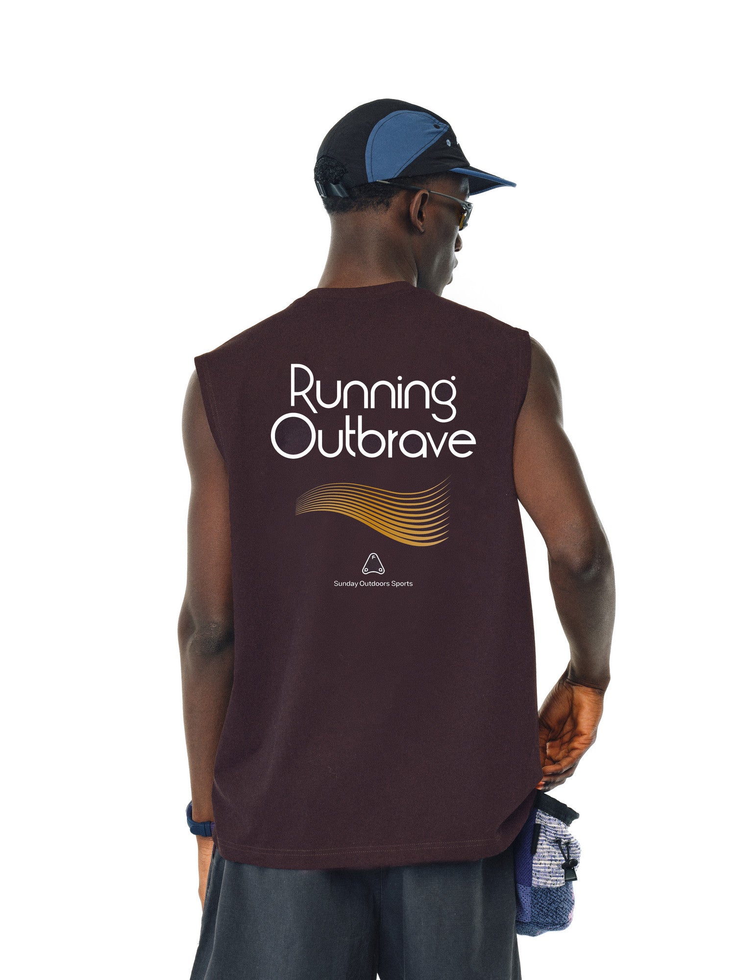 FPA Sorona Quick-Dry Antimicrobial UPF50+ Sports Tank Top, National Trend Style, Crew Neck, Summer Sleeveless T-Shirt for Couples