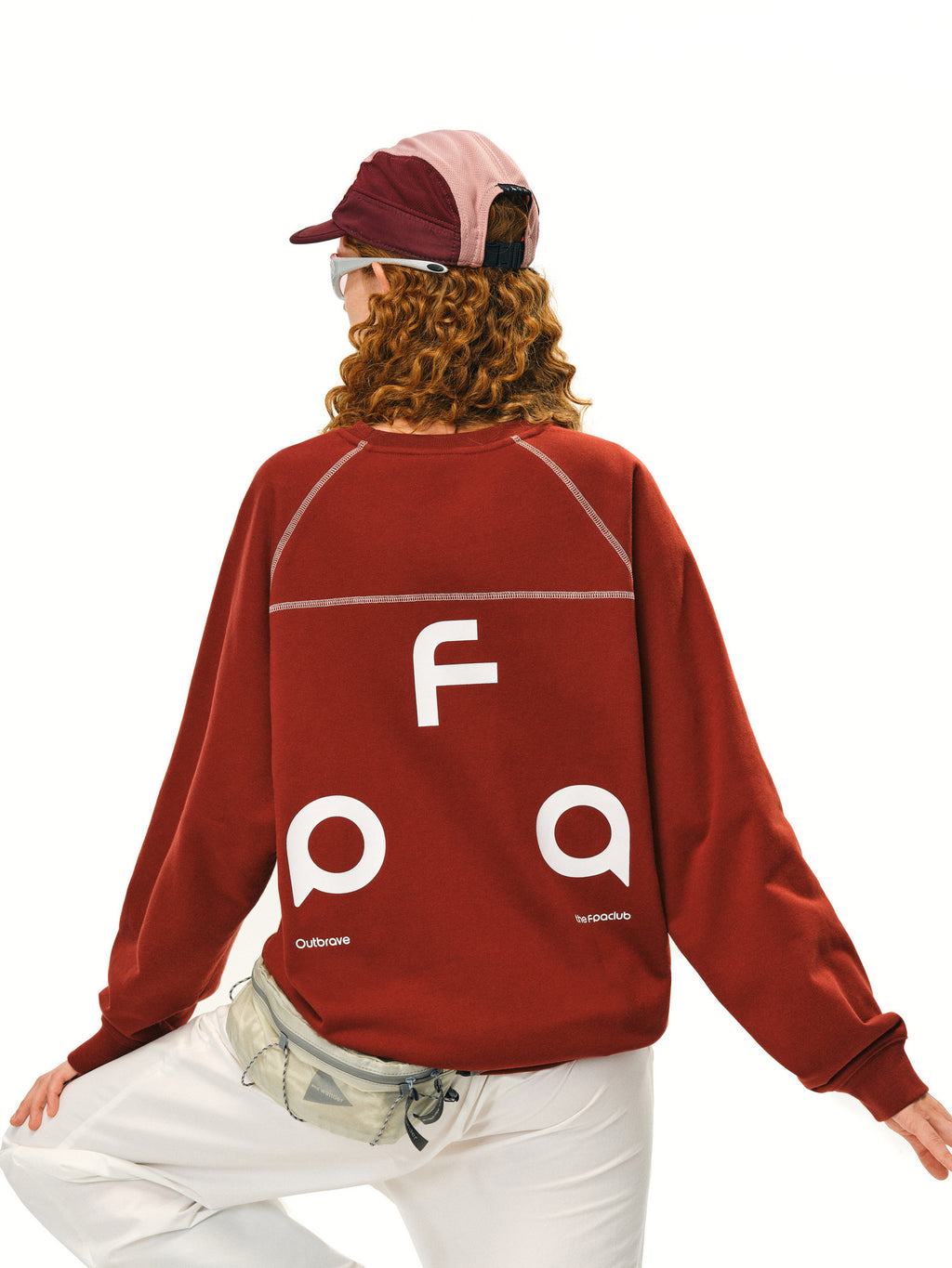 FPA Warm Fleece Round Neck Sweatshirt – Spring/Fall Chinese Streetwear Trend, Loose Fit, Couple Matching Pullover Top
