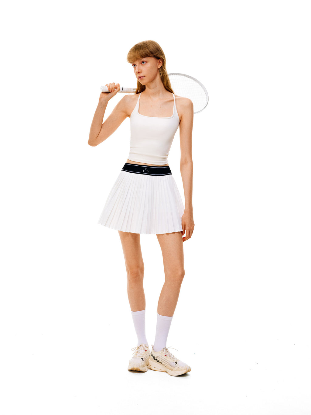 FPA Sorona Wrinkle-Resistant Quick-Dry Pleated Tennis Skirt Summer Webbing Casual Outdoor Fitness Running Sports Skirt for Women