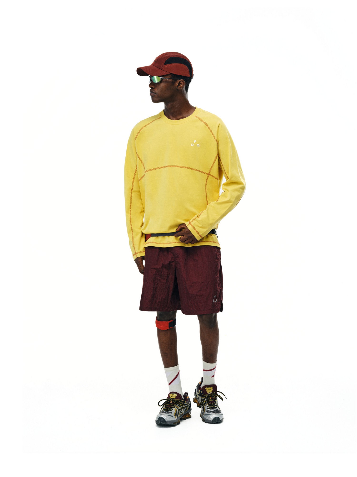 FPA Quick-Dry Sports Outdoor Long Sleeve T-Shirt, Spring/Autumn, Chinese Trend Design, Loose Round Neck, Couple Style