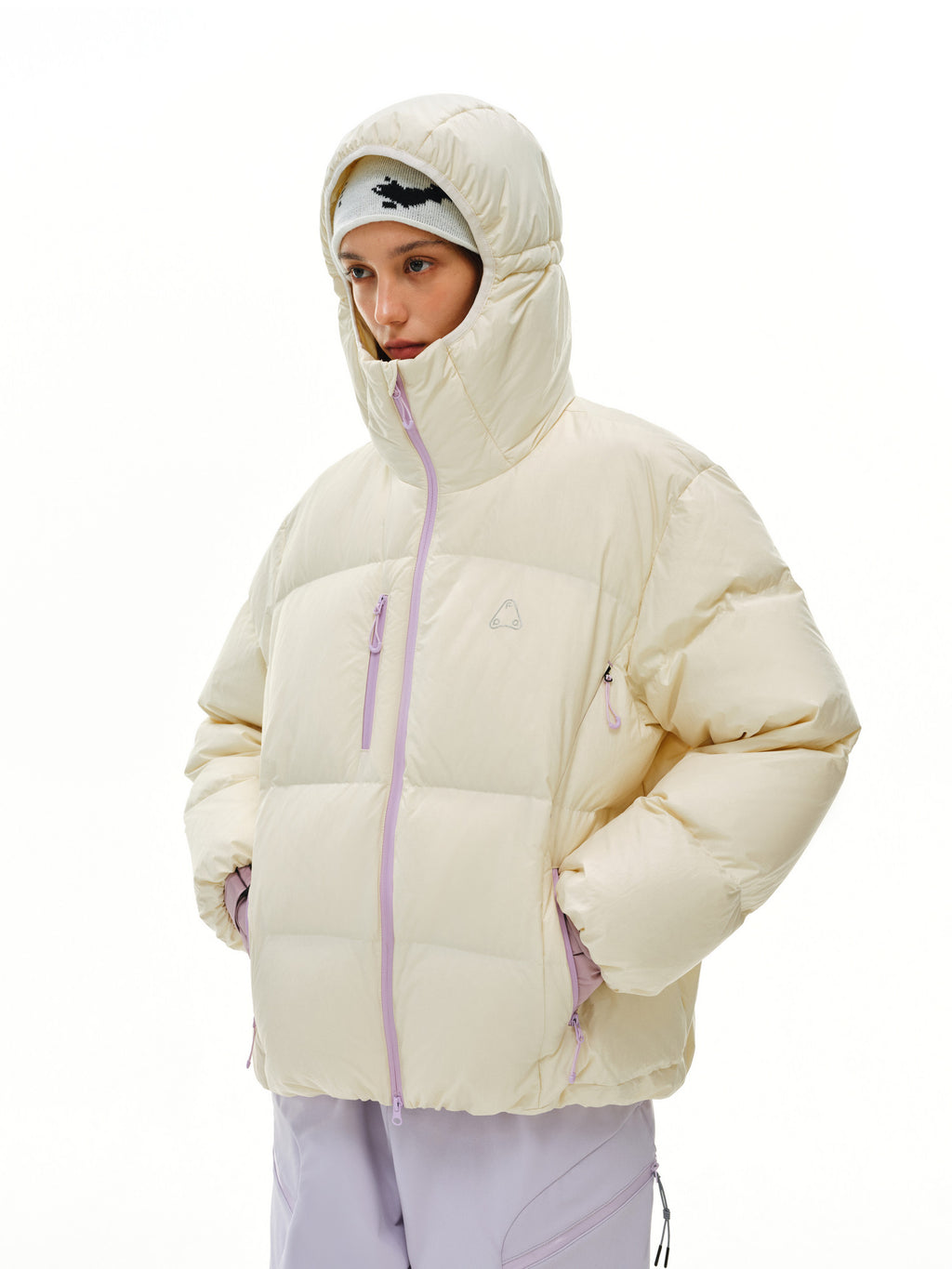 FPA Metal Grid Quilted Down Jacket 2026 New Color-Block Premium Design Thick Warm Down Coat for Men