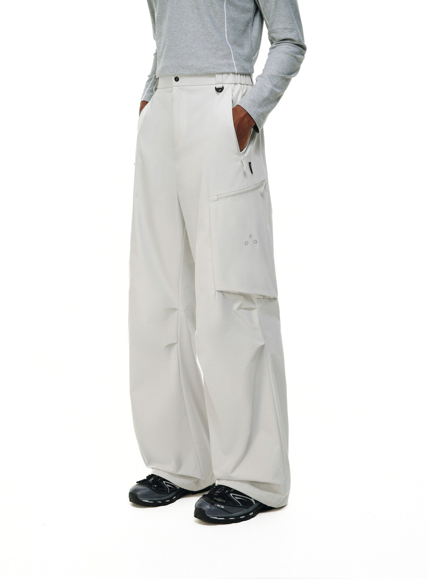 FPA Outdoor Lightweight Soft Shell Pants CORDURA High-Strength Abrasion-Resistant Paratrooper Cargo Pants for Men, Sports Hiking Trousers
