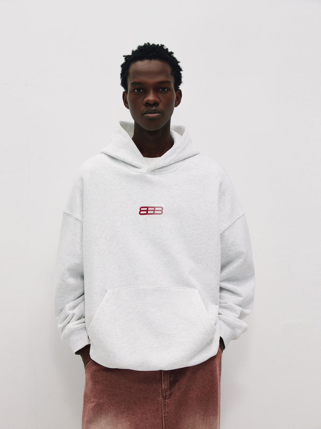 FPA Sport Embroidery Phantom 8 Logo Line Hoodie American Streetwear Trendy Loose-Fit Pullover Hoodie for Spring/Autumn