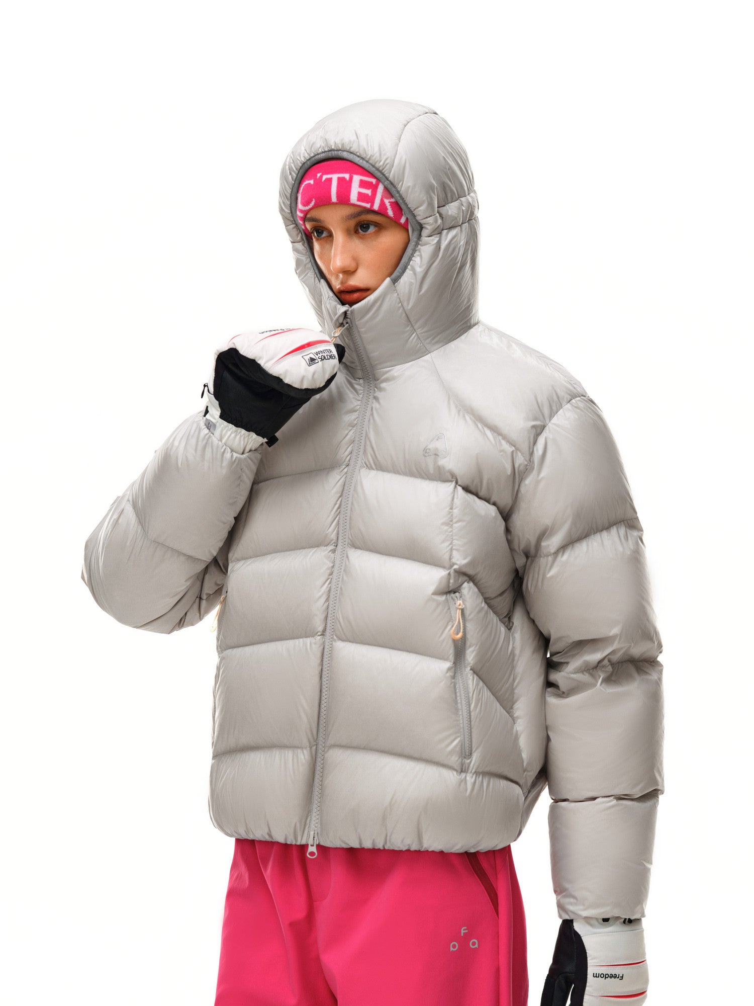 FPA 800FP 95% White Duck Down Puffer Hooded Down Jacket – Winter Warm Outdoor Sports Casual Down Coat for Men
