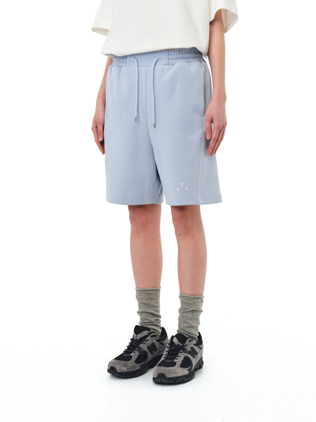 FPA Hasso Line Knitted Sports Shorts Summer Straight Loose Couple Streetwear Trendy Five-Point Shorts for Men