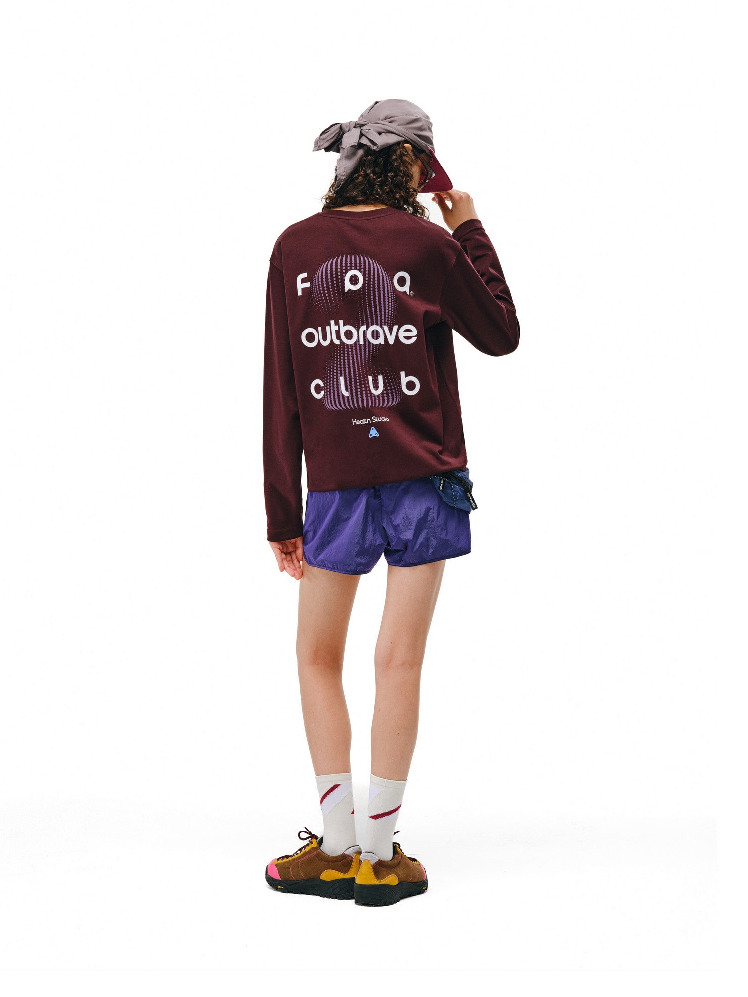 FPA Unidirectional Moisture-Wicking Sports Printed Long-Sleeve Top