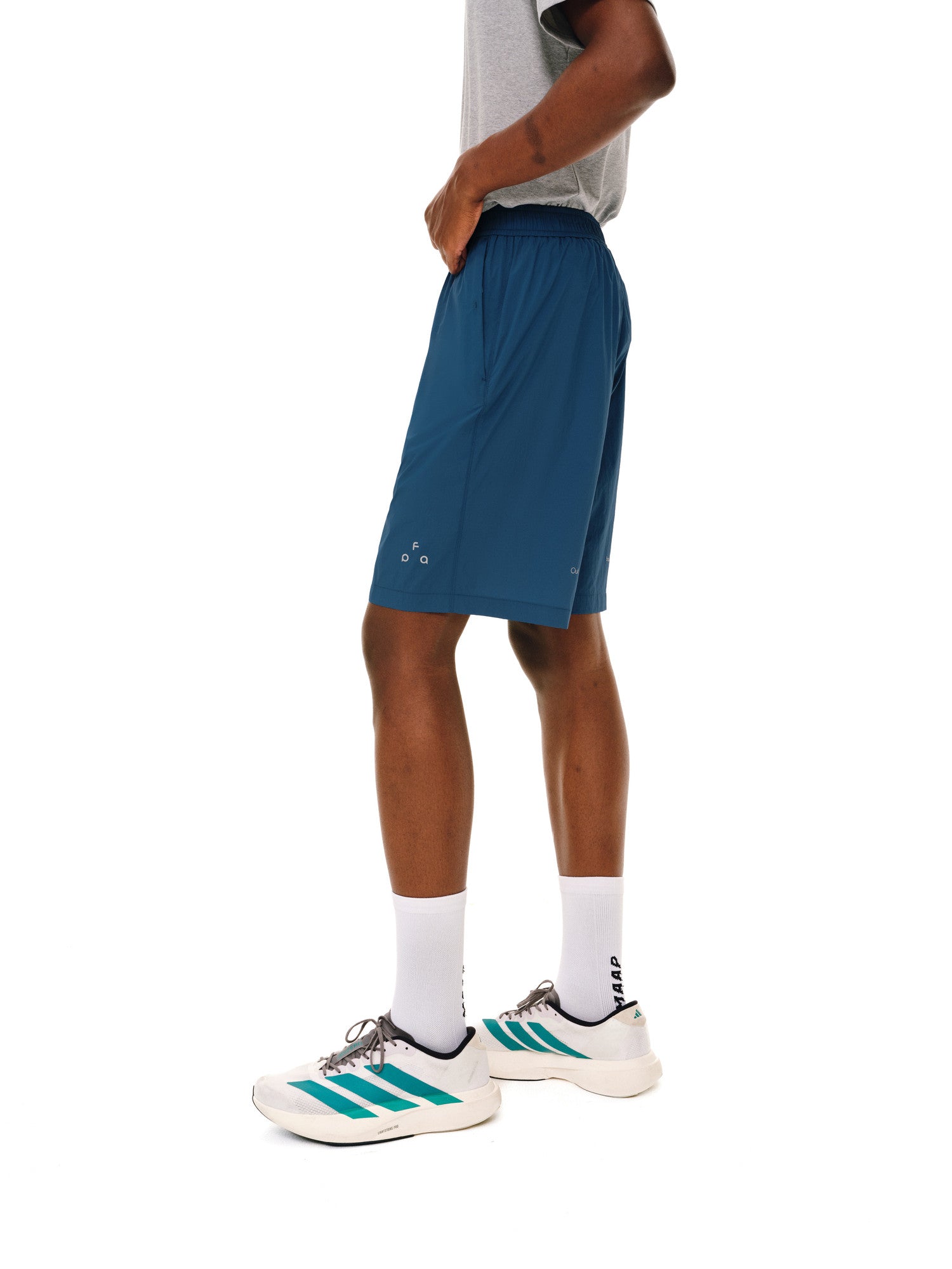 FPA Ultra-Lightweight Sun-Protection Instant Cooling Water-Repellent Reflective Logo Basic 5-Inch Shorts Summer Casual Sports Shorts