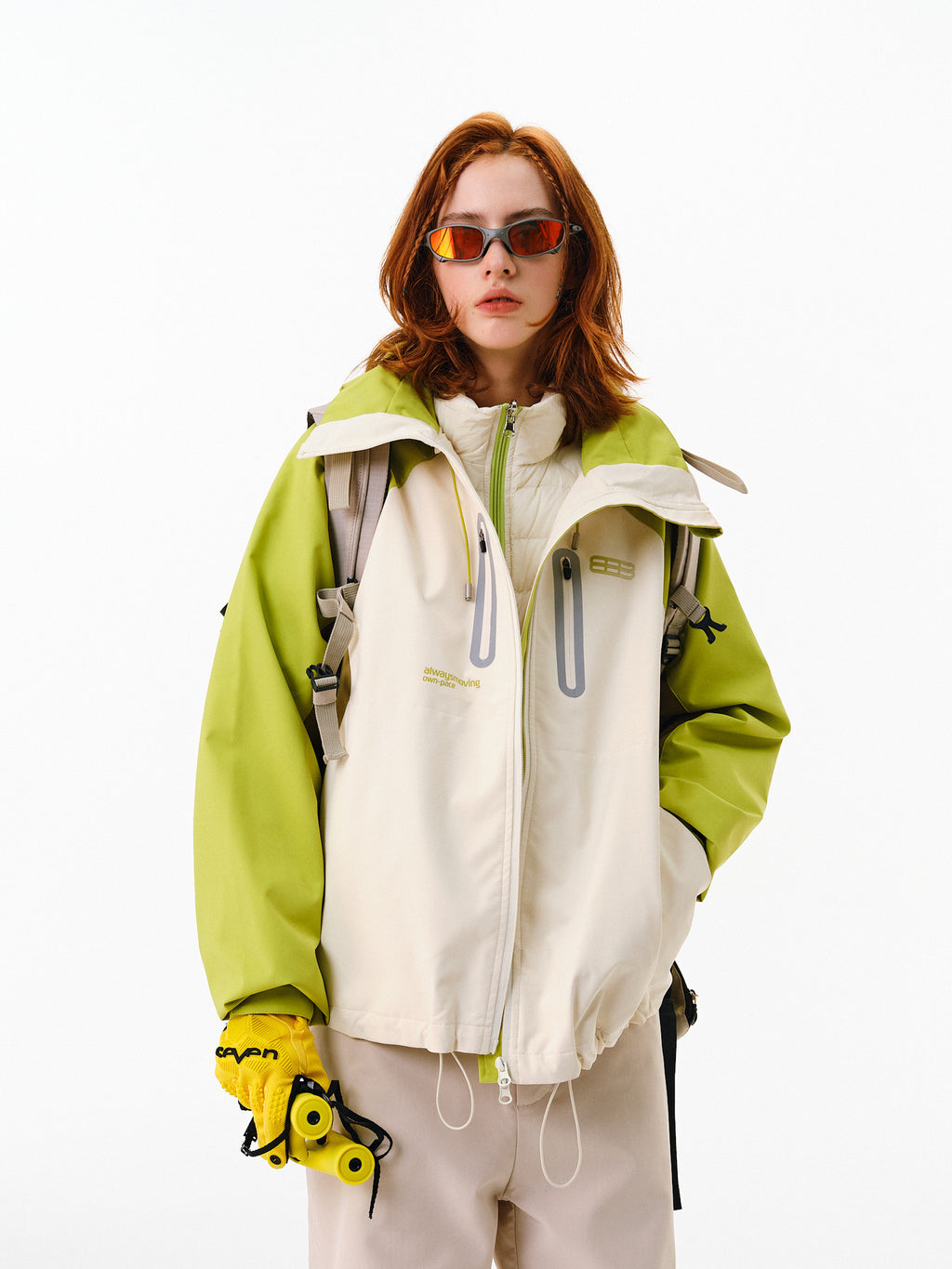 FPA Cocoon-Style Down-Lined Hardshell Jacket – National Trend 3-in-1 Outdoor Mountaineering Down Jacket with Waterproof Protection