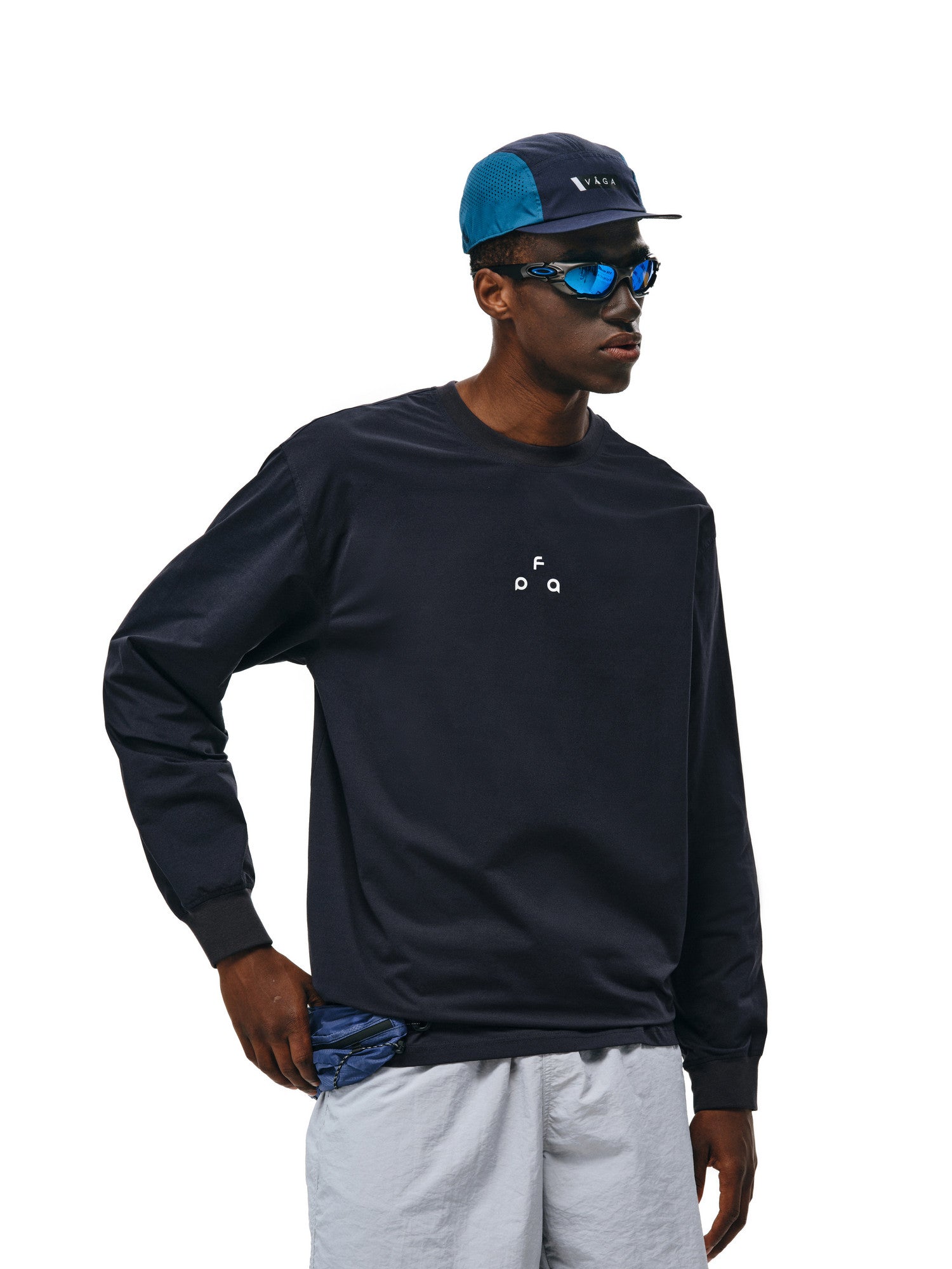 FPA7A Antibacterial and Dust Mite Resistant Long Sleeve Sports Tee, Autumn Casual Basic Crew Neck Outdoor Couple T-Shirt for Men