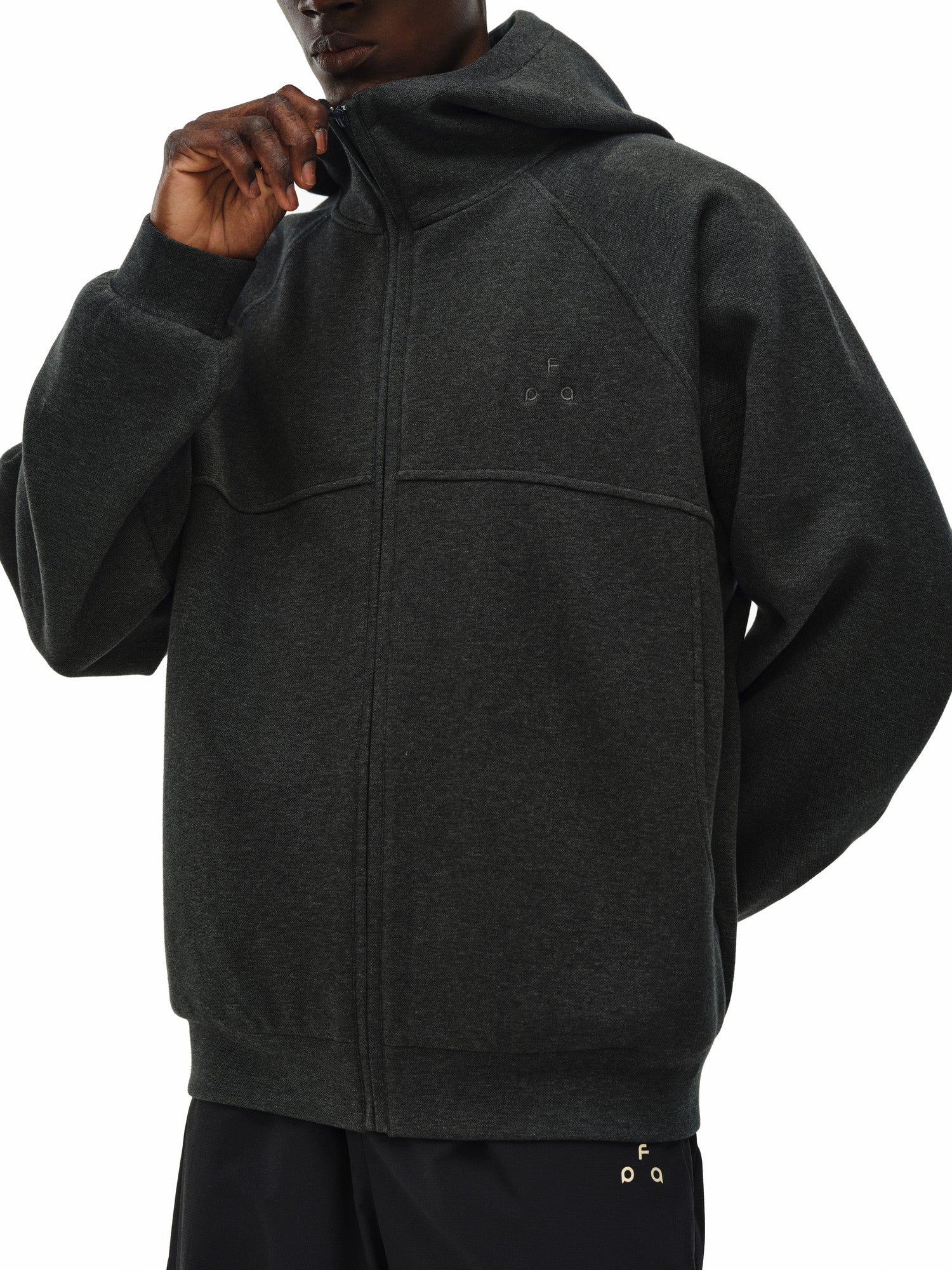 FPA Windproof Collar Basic Logo Cardigan Hoodie – Spring Outdoor Sports Couple Jacket Hooded Sweatshirt for Men