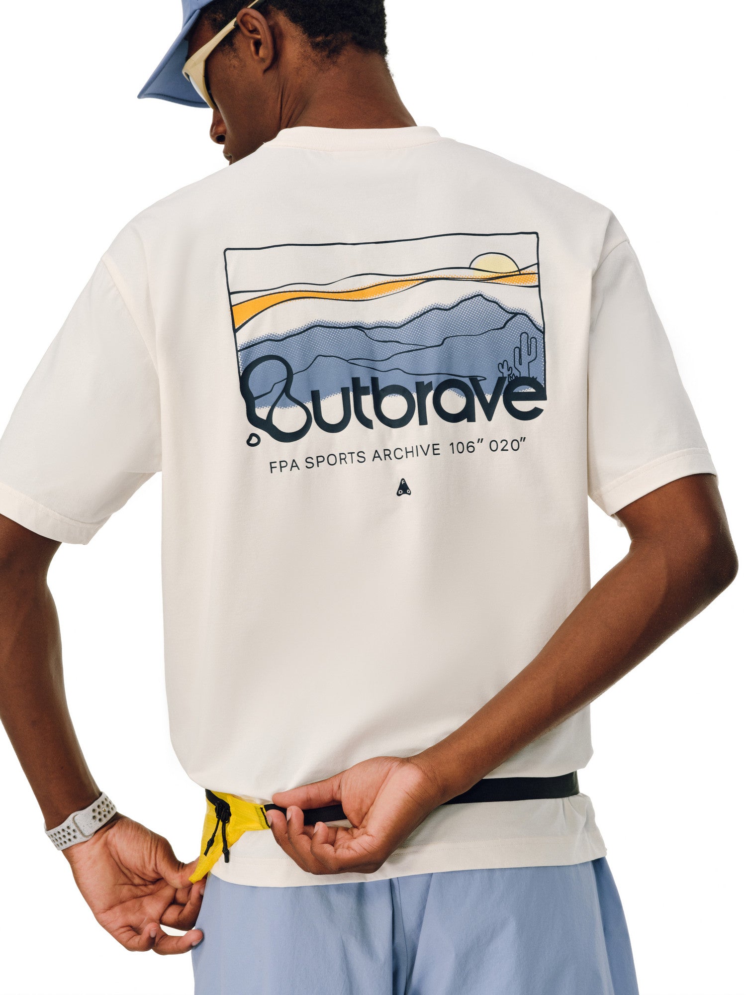FPA Moisture-Wicking Cool-Touch 7A Antibacterial Outdoor Short-Sleeve T-Shirt, Summer Crew Neck Casual Couple Sports Tee