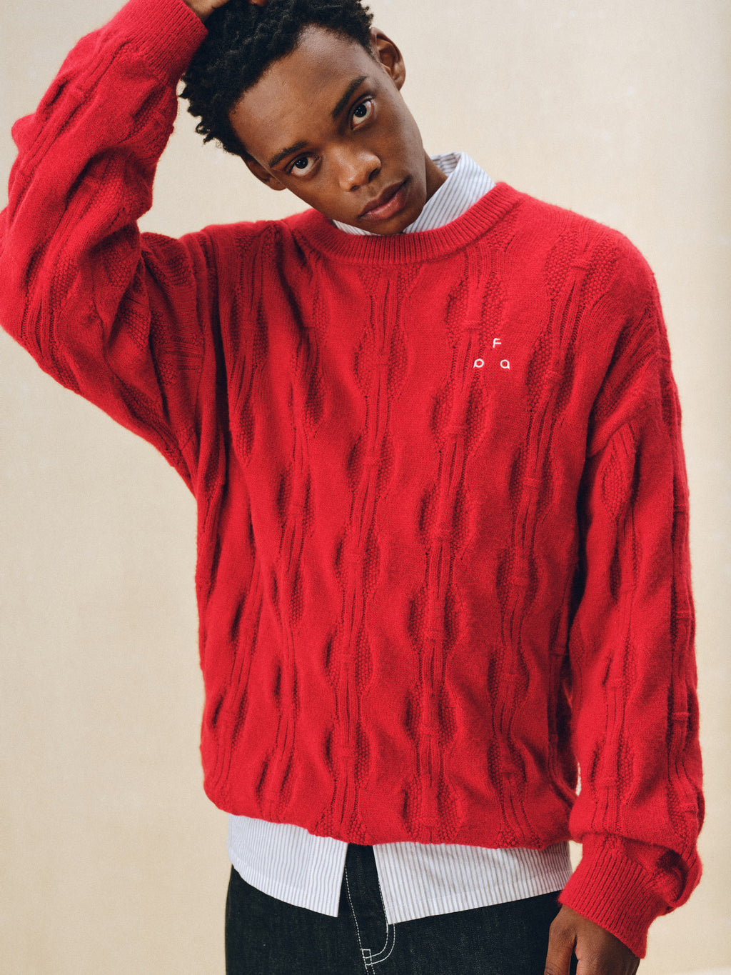 FPA Twisted Cable Knit Crew Neck Sweater 2026 New Design Premium Couple Pullover Autumn Knit Top