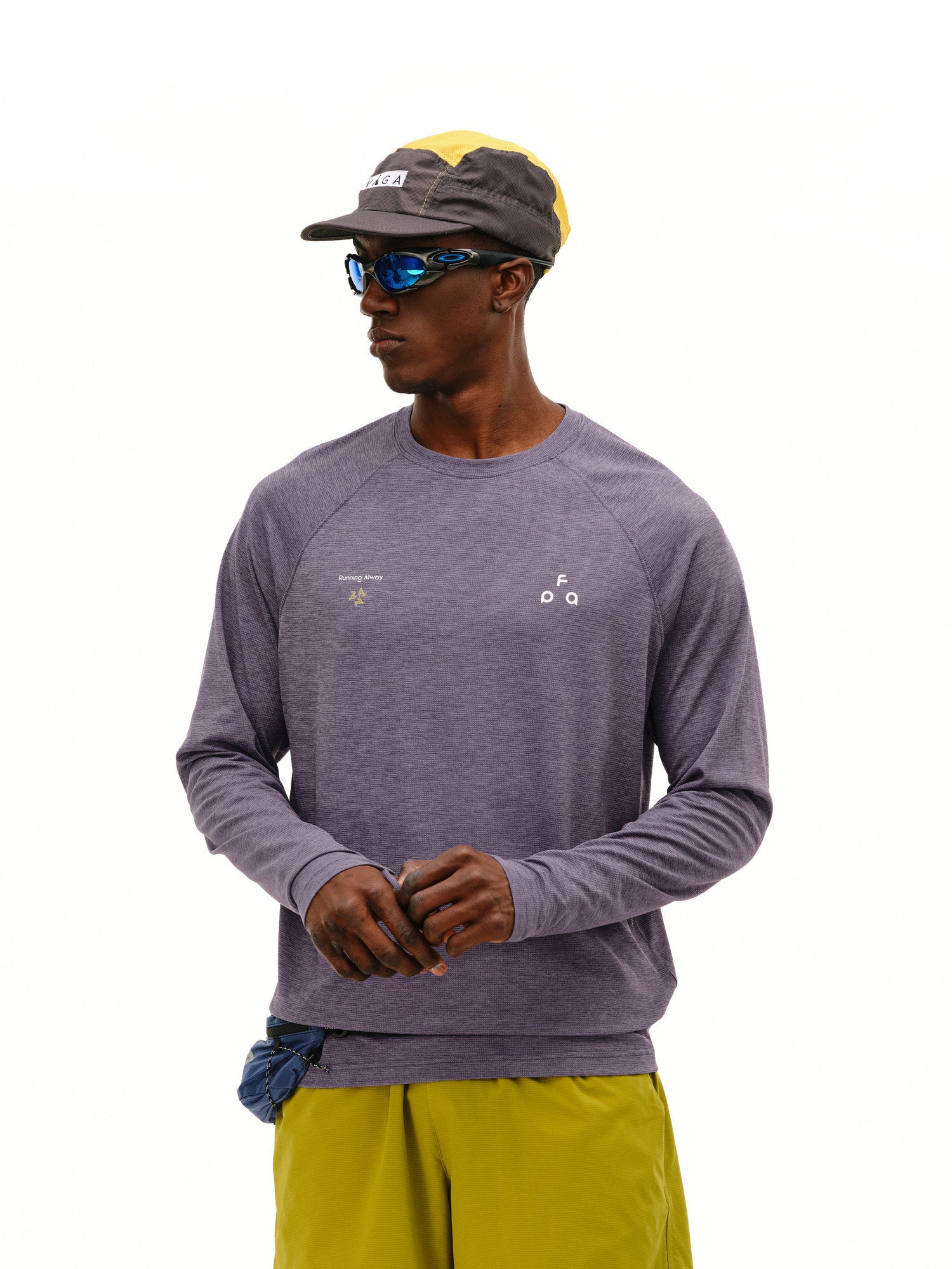 FPA7A Antibacterial Moisture-Wicking Long Sleeve Spring Outdoor Sports Running Fitness Casual Crew Neck Couple T-Shirt for Men