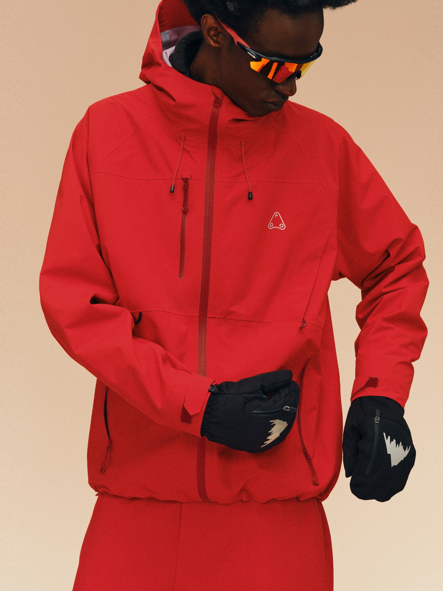 FPA Color-Block Windbreaker - Chinese New Year Limited Edition, Outdoor Sports, Windproof & Waterproof Hooded Jacket