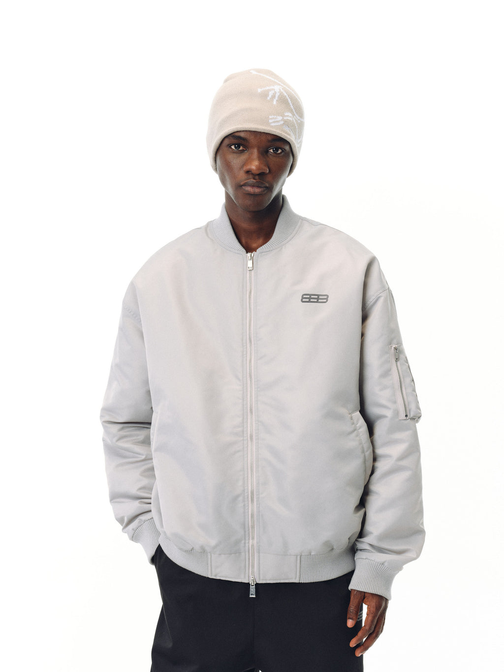 FPA Phantom 8 Pilot Jacket for Sports, Windproof, Baseball Collar, Unisex Loose-Fit Trendy Outerwear