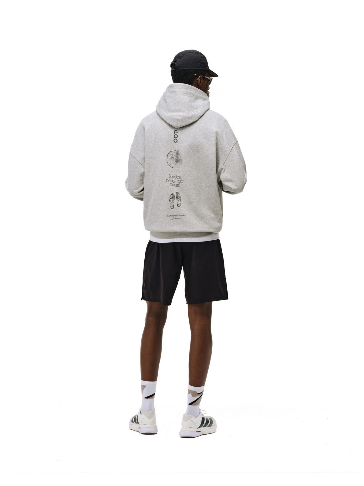 FPA Natural Elements Logo Hoodie for Men and Women – Heavyweight Pullover with Letter Print, Autumn Casual Streetwear