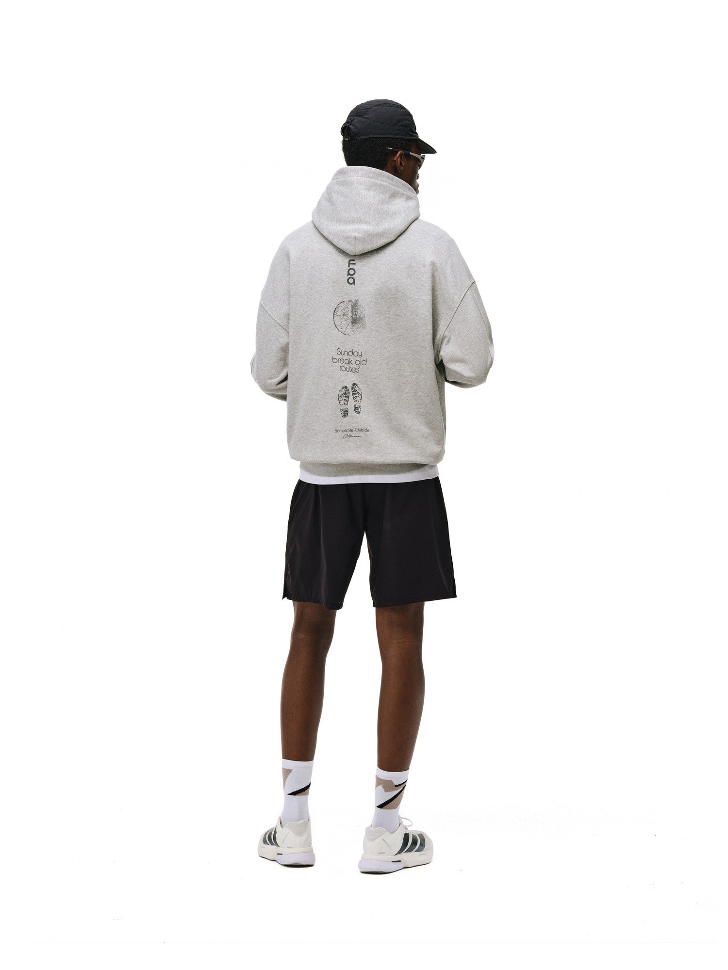 FPA Natural Elements Logo Hoodie for Men and Women – Heavyweight Pullover with Letter Print, Autumn Casual Streetwear