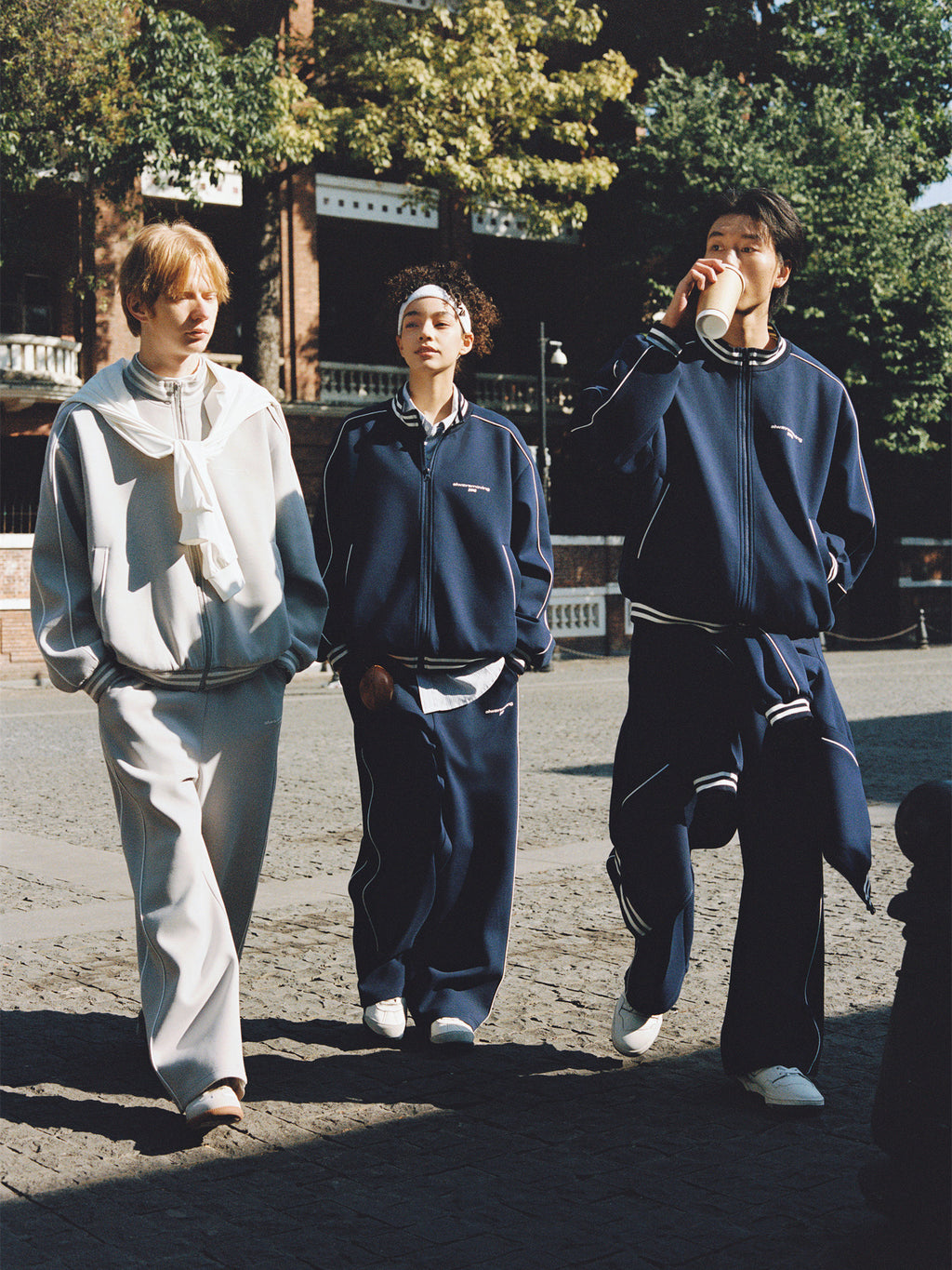 FPA Retro Sports Baseball Jacket – Chinese Streetwear Trend, Loose Fit, Stand Collar, Short Length, Unisex, for Men