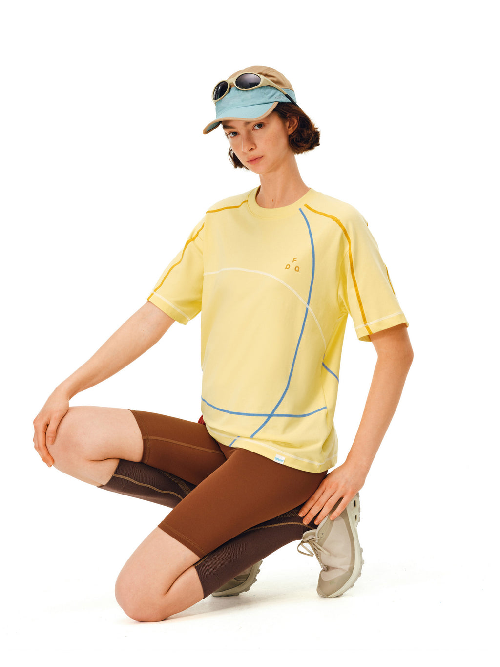 FPA COOLMAX Lyocell Contrast Stitch Casual Short Sleeve T-Shirt – Cool & Breathable Unisex Crew Neck Tee